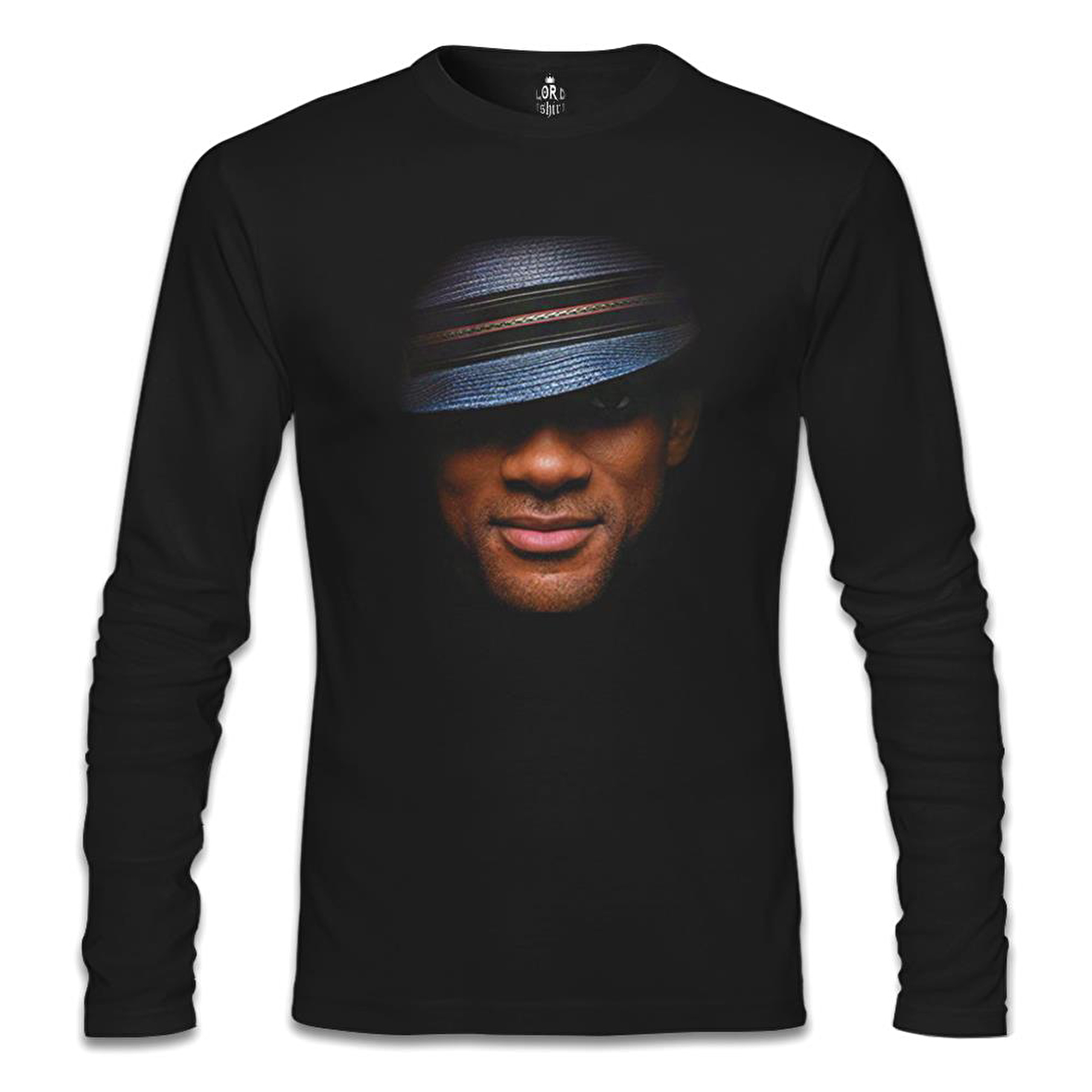 Will Smith Siyah Erkek Sweatshirt
