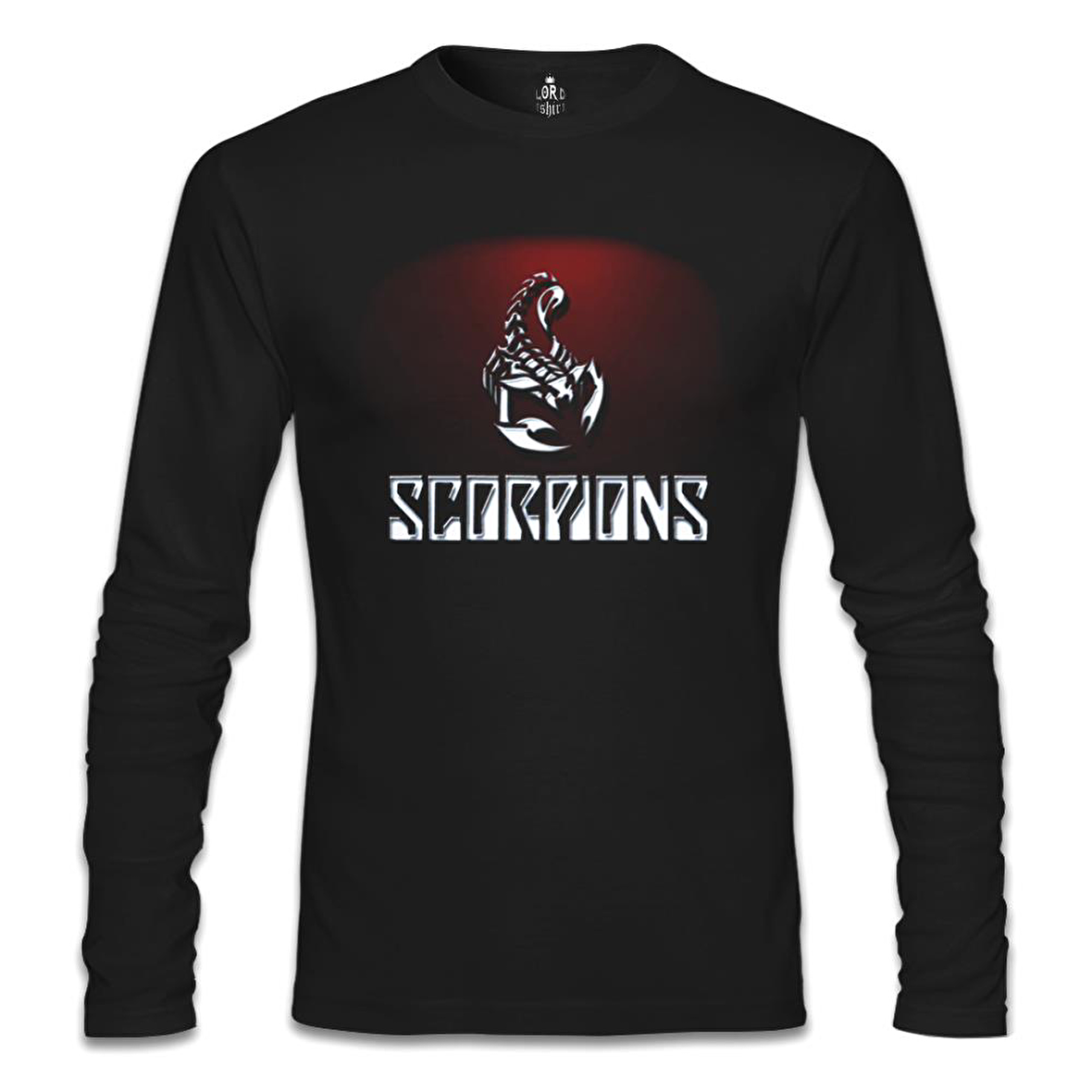 Scorpions - Red Poison Siyah Erkek Sweatshirt