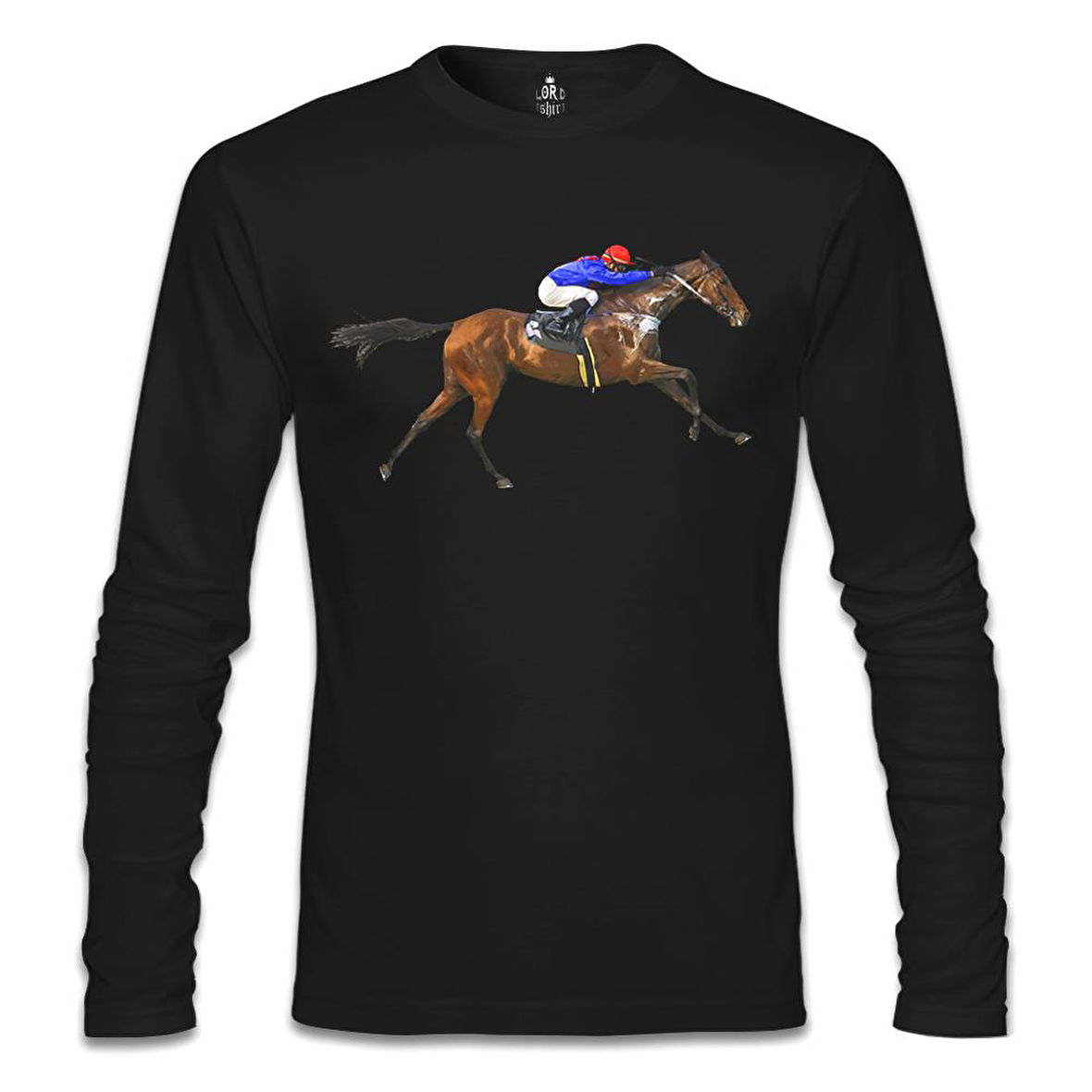 At 5 Siyah Erkek Sweatshirt