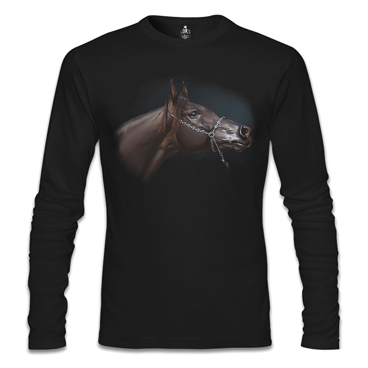 At 6 Siyah Erkek Sweatshirt