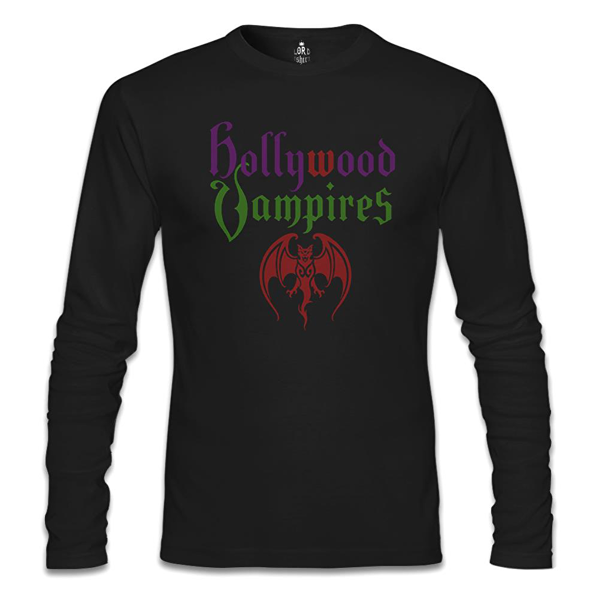 Hollywood Vampires Siyah Erkek Sweatshirt