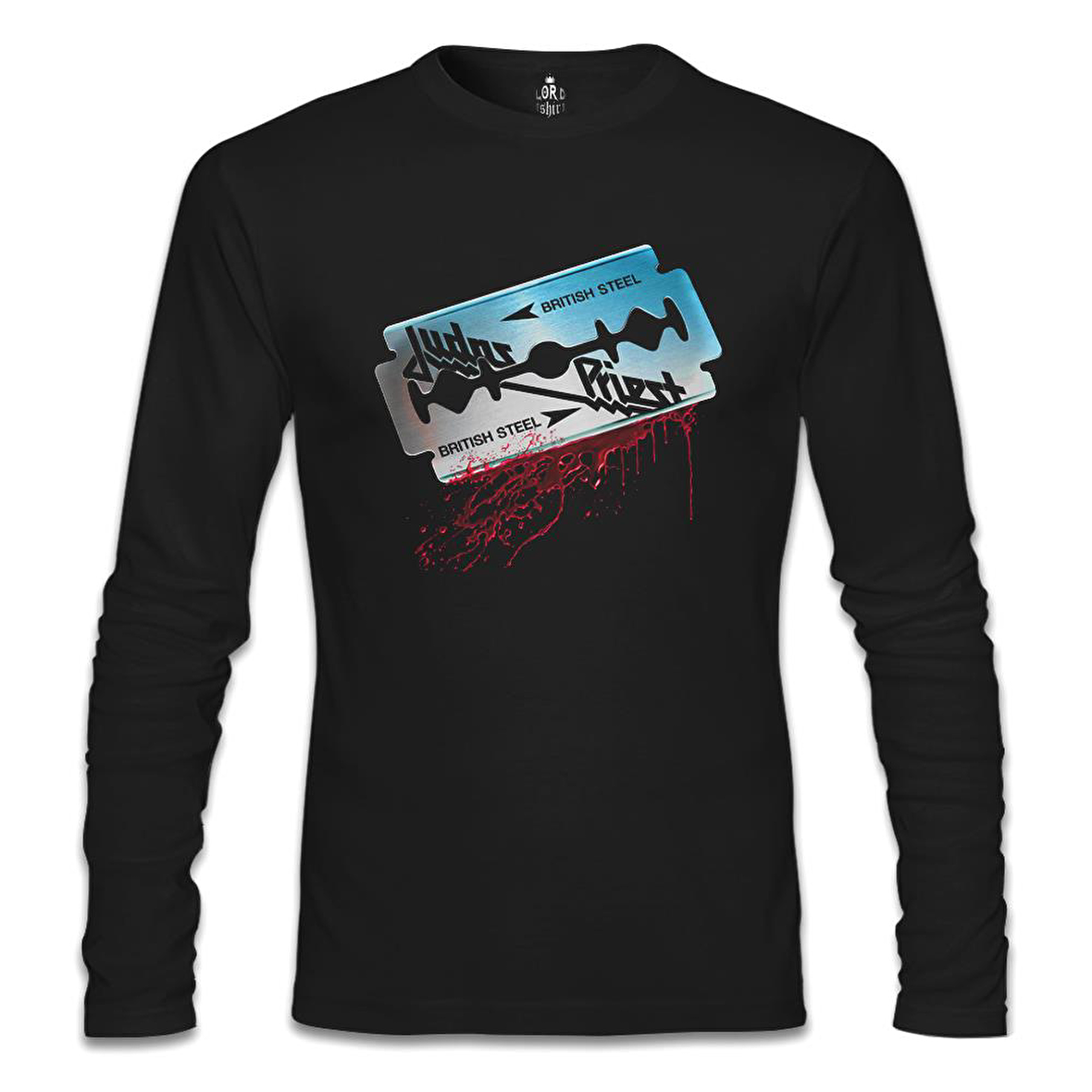 Judas Priest - British Steel Siyah Erkek Sweatshirt