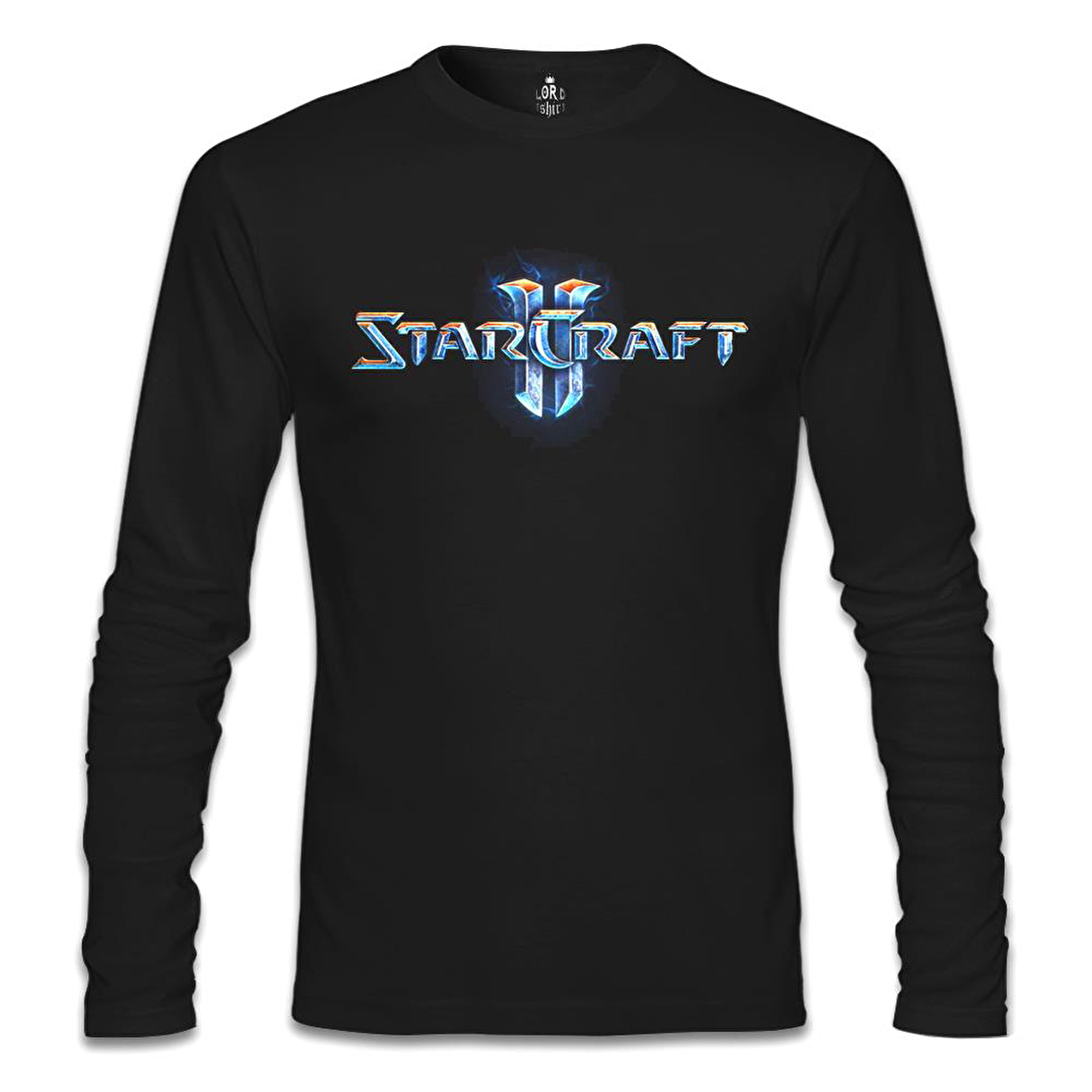 Starcraft Logo Siyah Erkek Sweatshirt