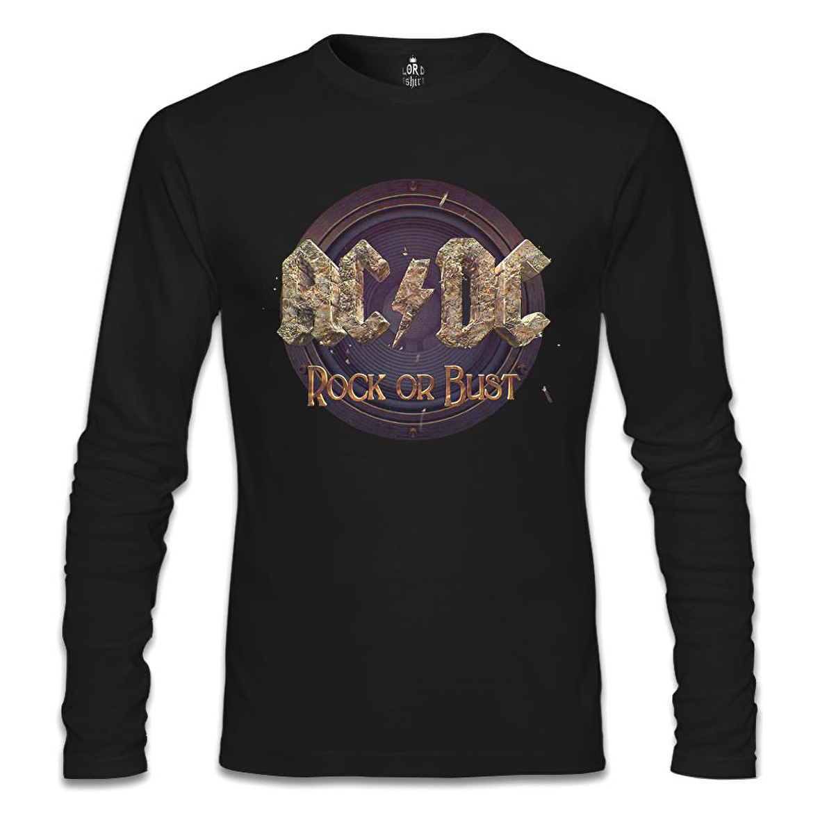 AC DC - Rock or Bust Siyah Erkek Sweatshirt