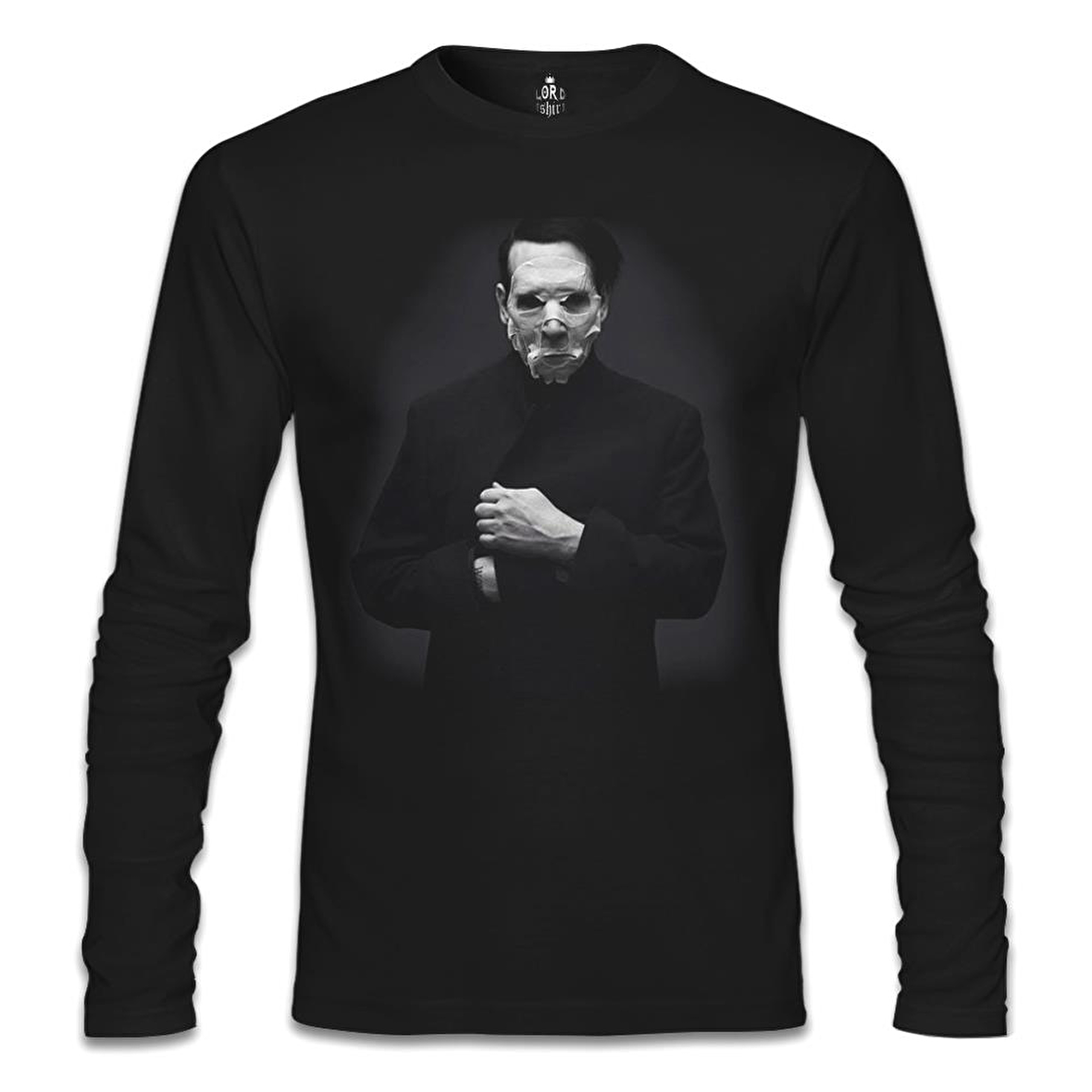 Marilyn Manson - Pale Siyah Erkek Sweatshirt
