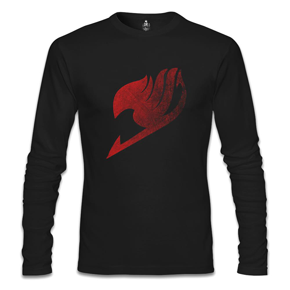Fairy Tail - Logo 2 Siyah Erkek Sweatshirt