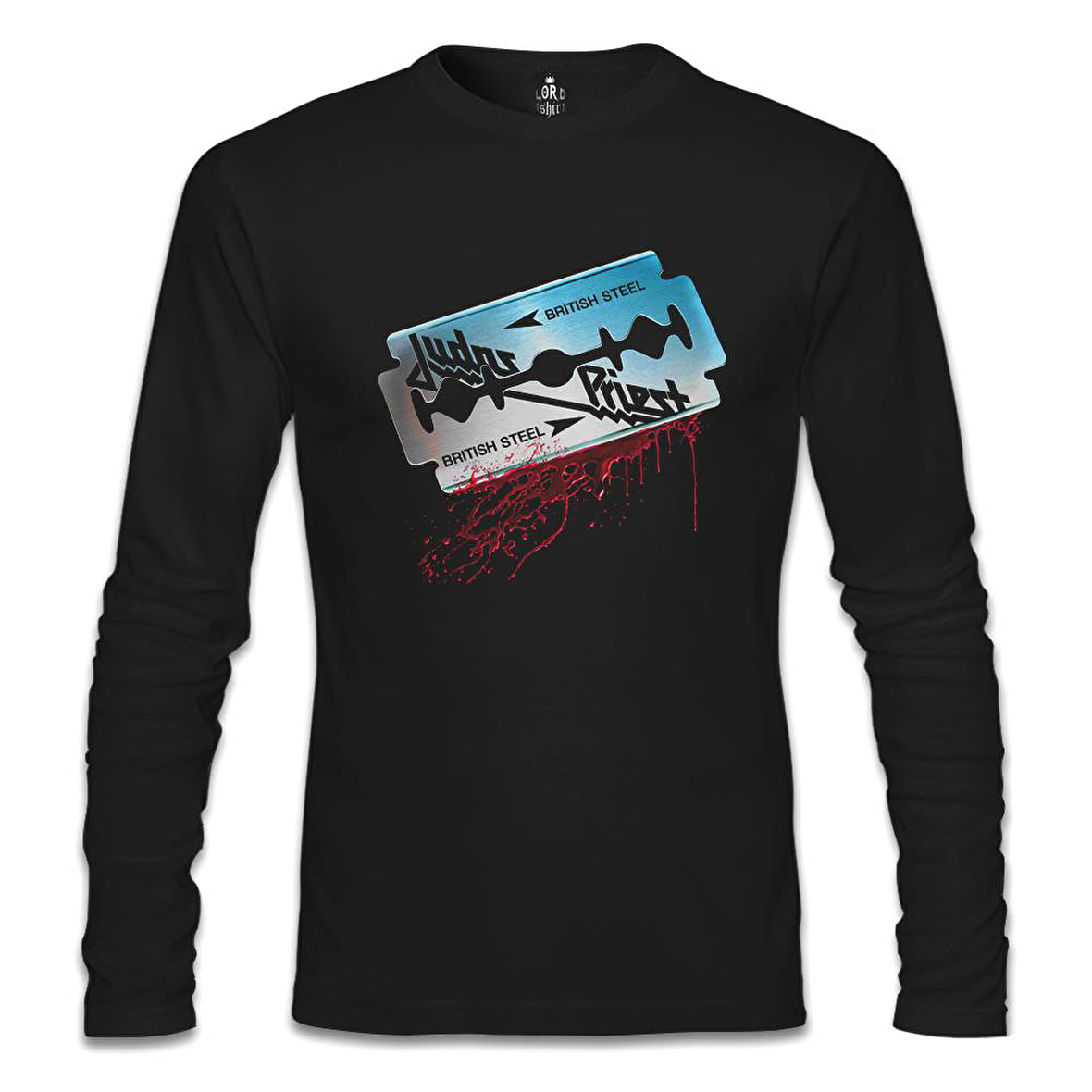 Judas Priest - British Steel Siyah Erkek Sweatshirt