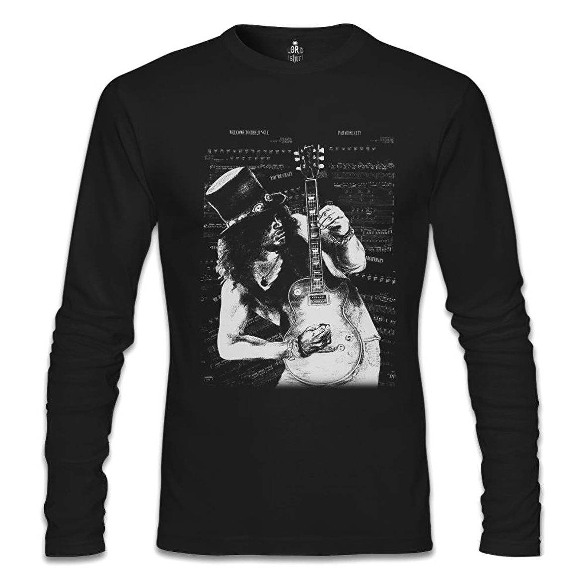Slash - You're Crazy Siyah Erkek Sweatshirt