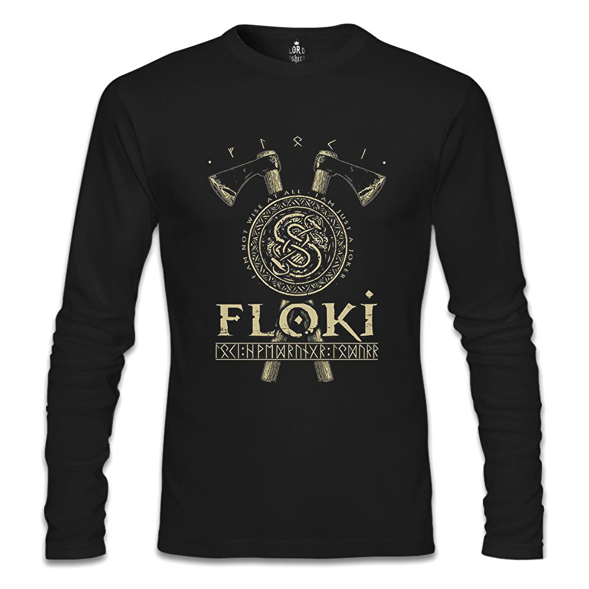 Vikings - Floki Siyah Erkek Sweatshirt