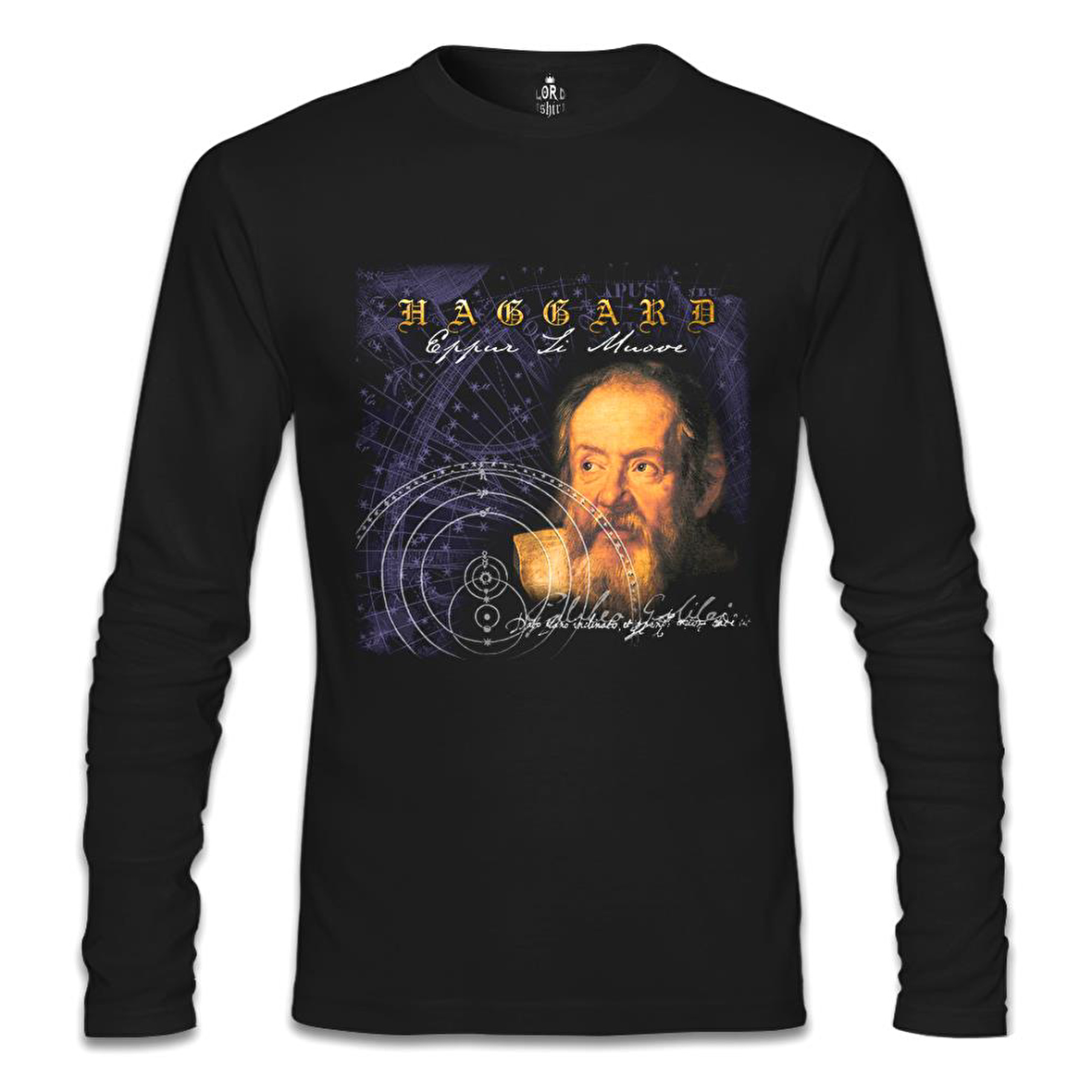 Haggard - Eppur Si Muove Siyah Erkek Sweatshirt