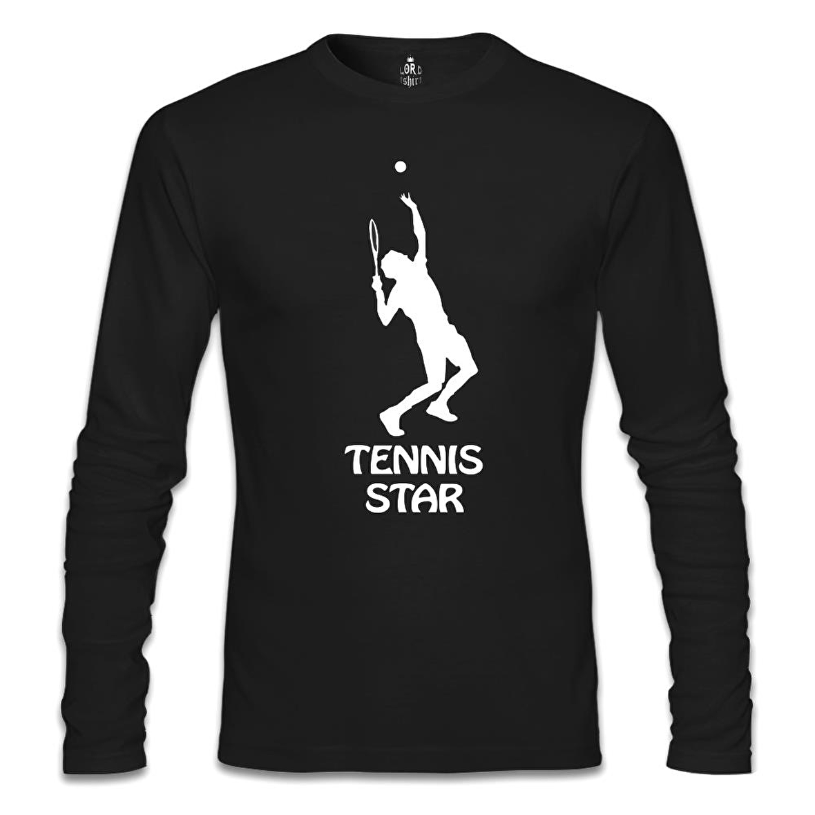 Tenis Star Siyah Erkek Sweatshirt