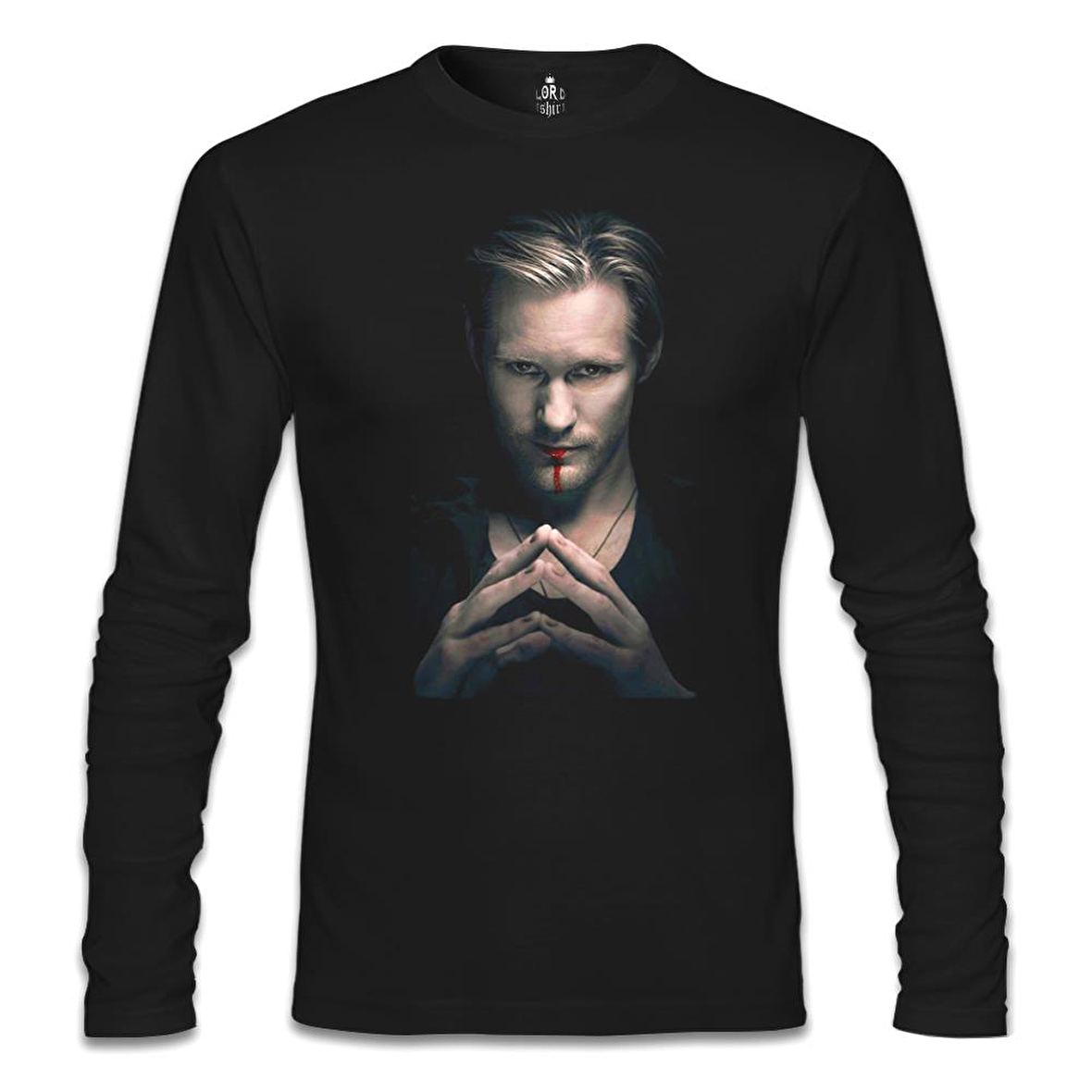 True Blood - Eric Northman Siyah Erkek Sweatshirt