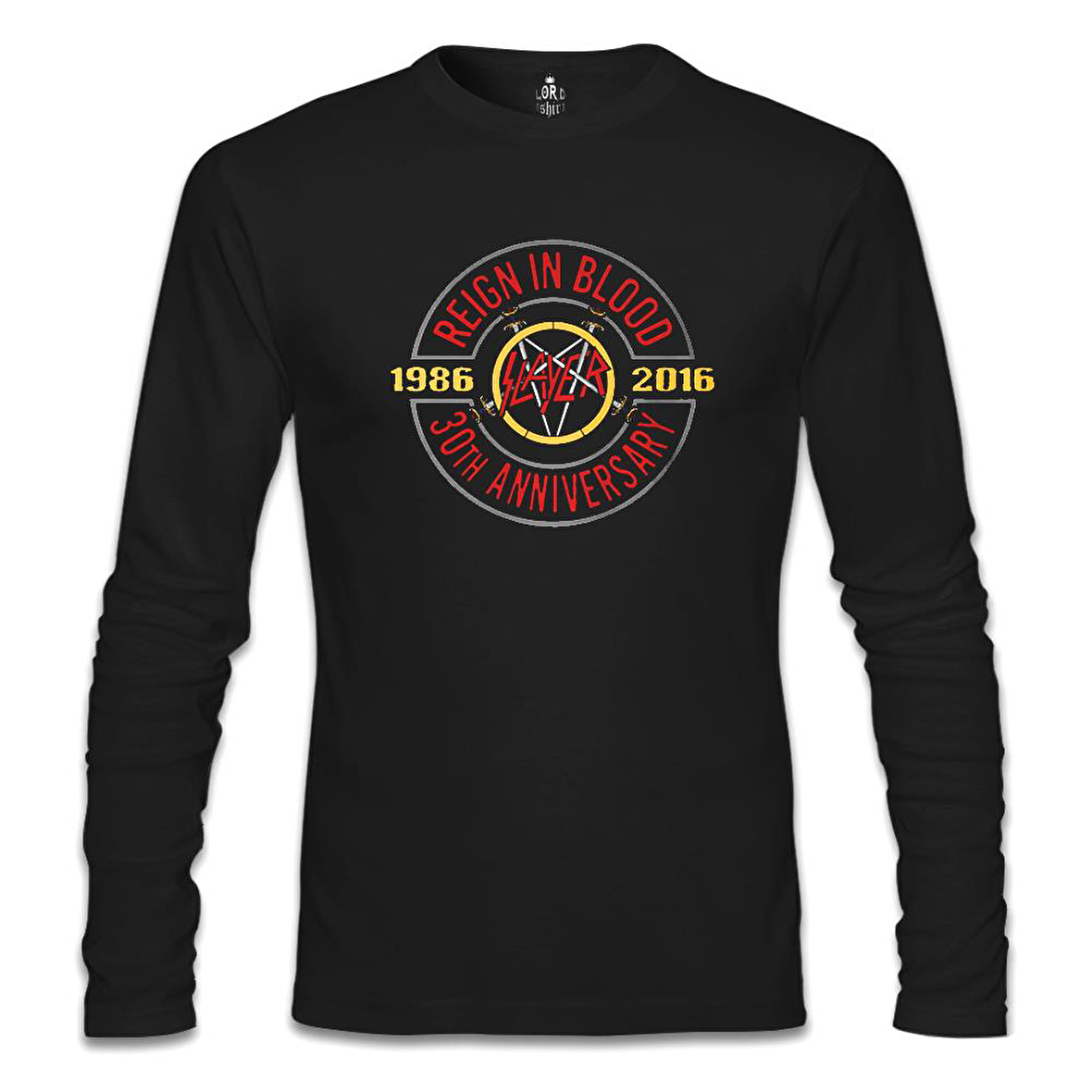 Slayer - Reign in Blood Siyah Erkek Sweatshirt