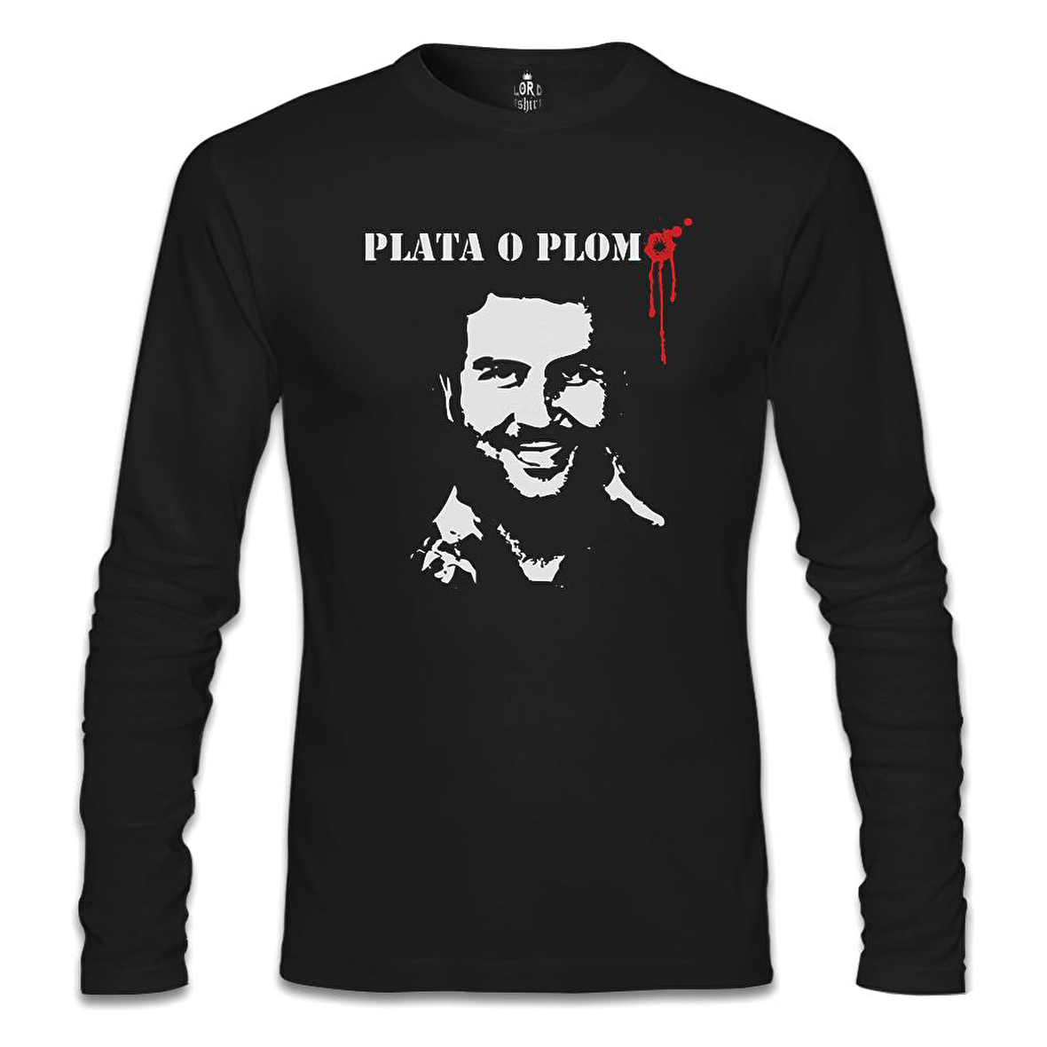 Narcos - Plata o Plomo 2 Siyah Erkek Sweatshirt
