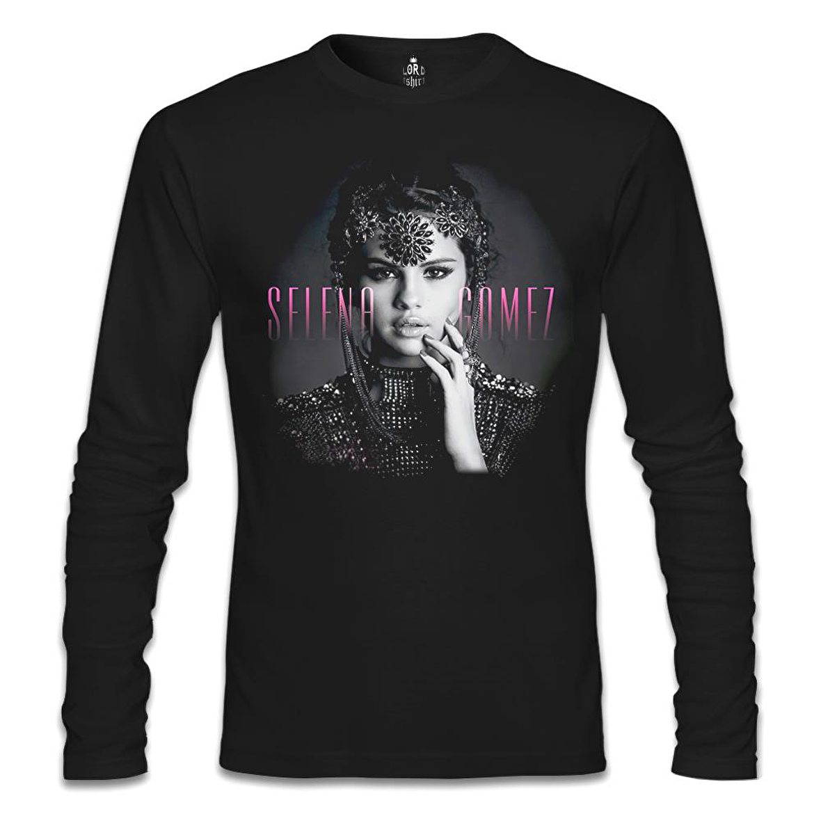Selena Gomez - Stars Dance Siyah Erkek Sweatshirt