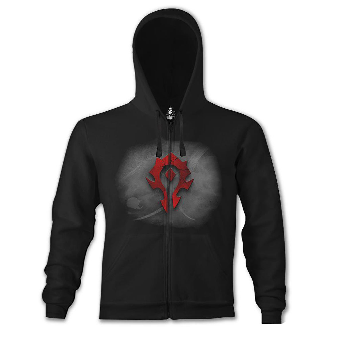 World of Warcraft - Horde Logo Siyah Erkek Kapşonlu
