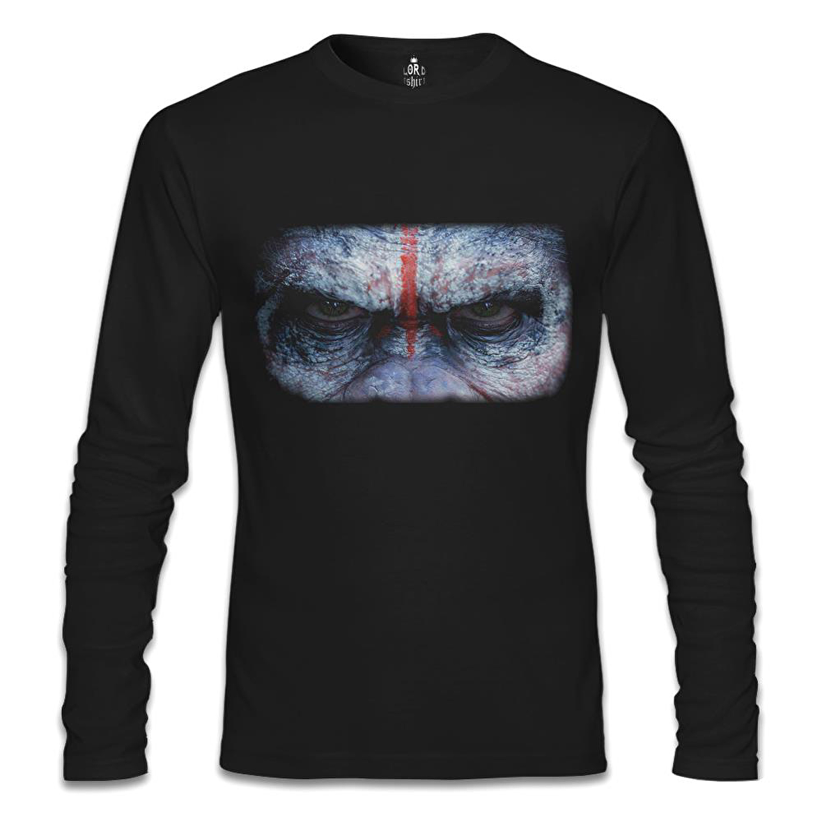 Maymunlar Gezegeni Siyah Erkek Sweatshirt