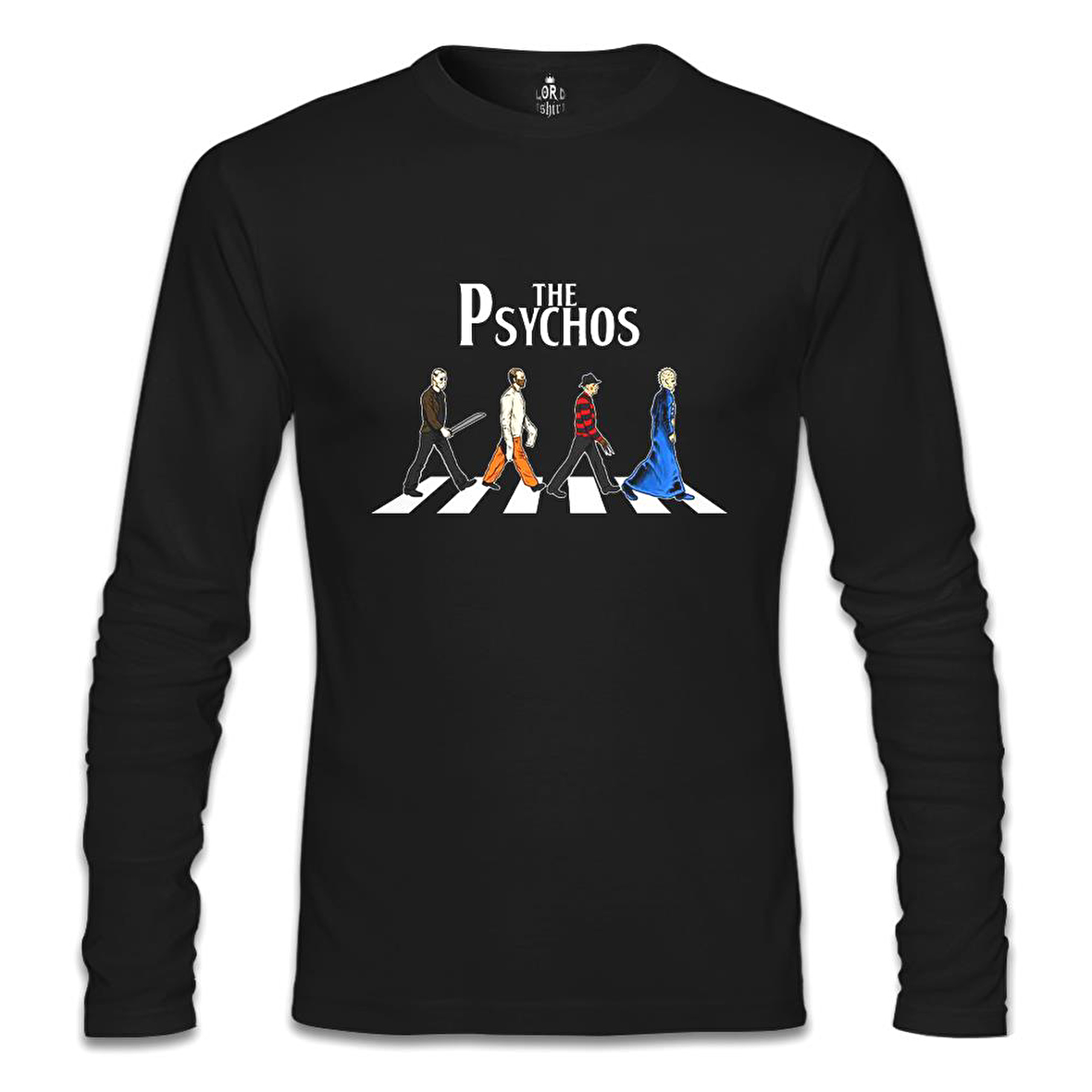 The Psychos Siyah Erkek Sweatshirt
