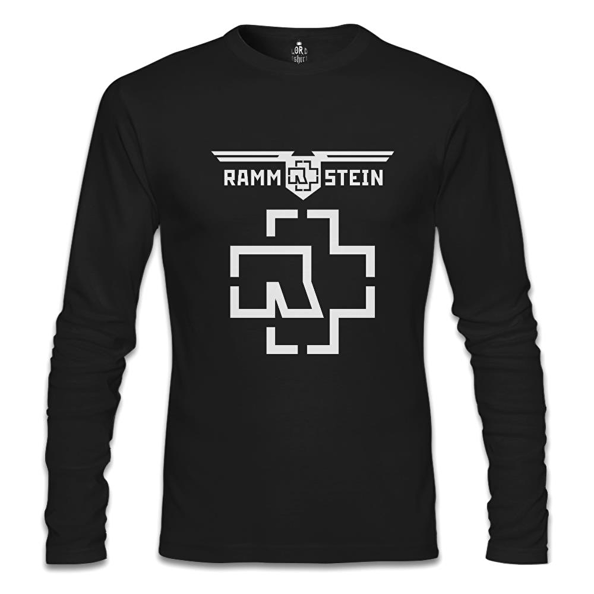Rammstein - Logo Siyah Erkek Sweatshirt