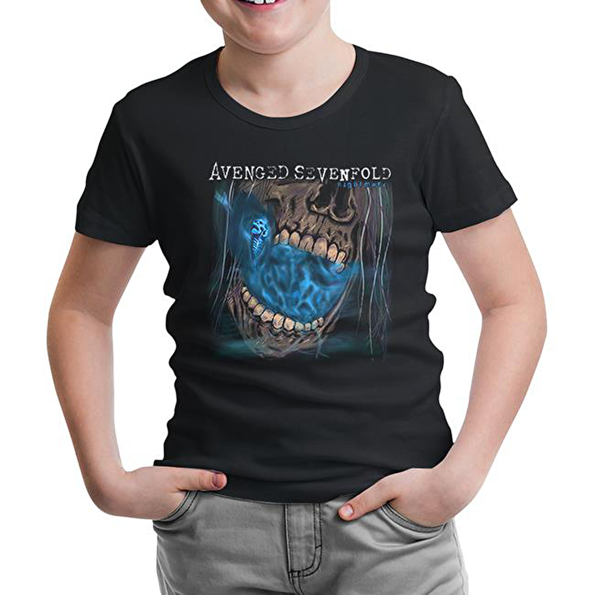 Avenged Sevenfold - Nightmare Siyah Çocuk Tshirt