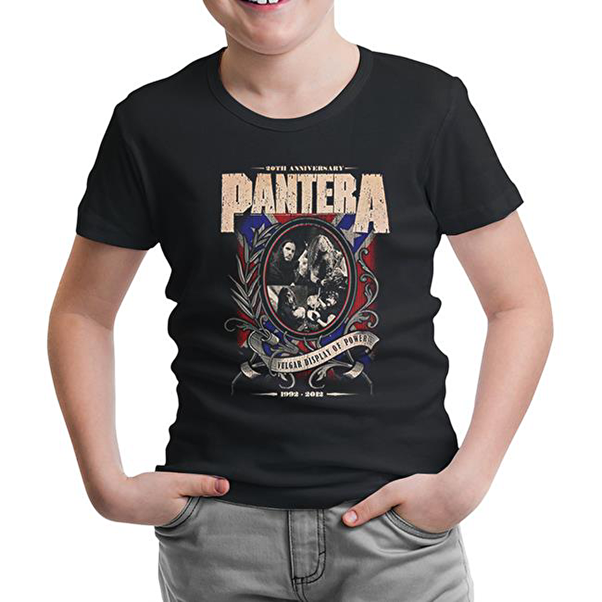 Pantera - Vulgar Display of Power Siyah Çocuk Tshirt