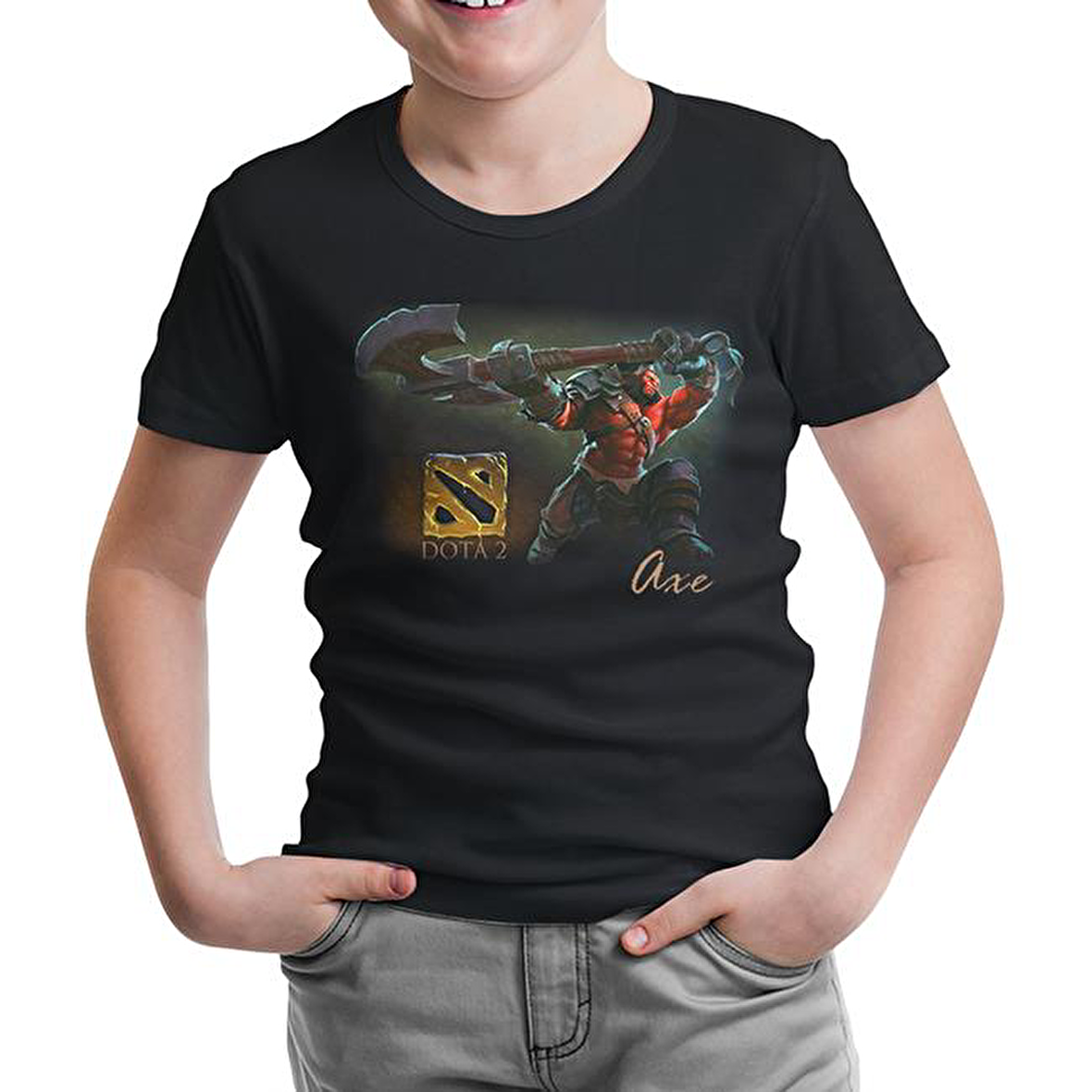 Dota 2 - Axe Siyah Çocuk Tshirt