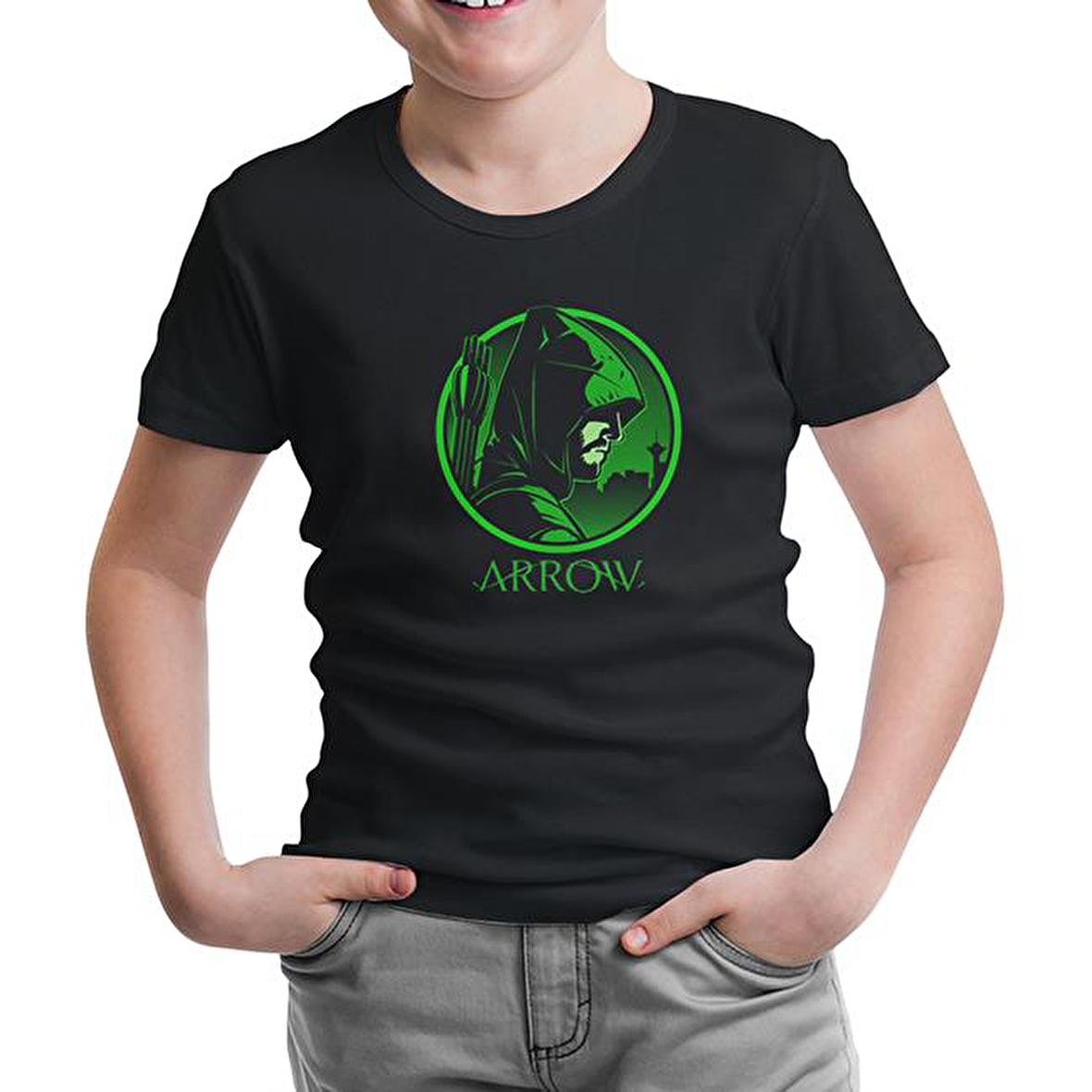 Arrow - 2 Siyah Çocuk Tshirt
