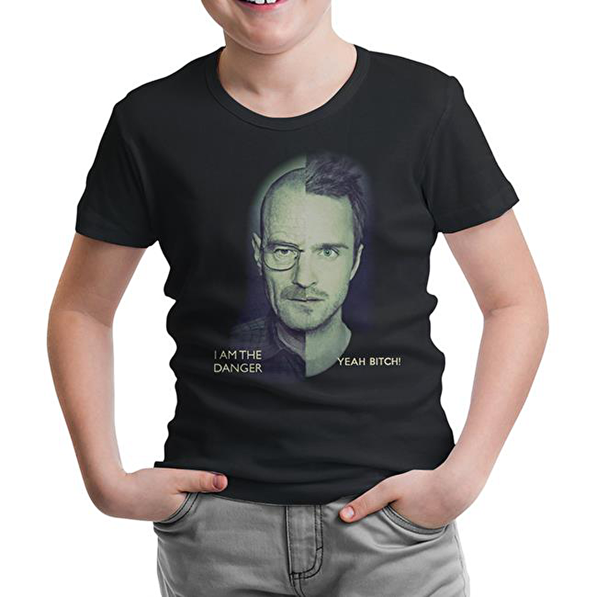 Breaking Bad - I am The Danger Siyah Çocuk Tshirt