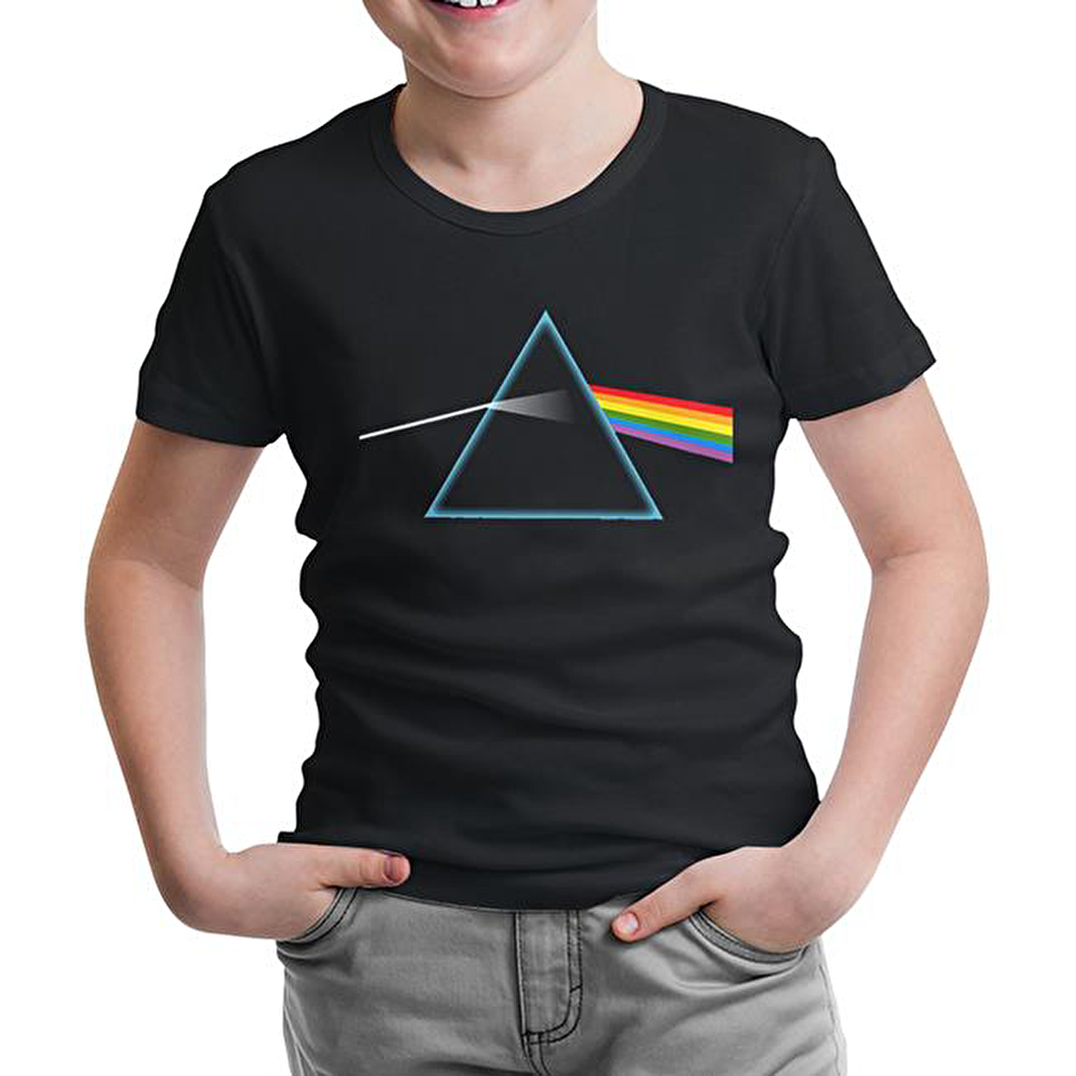 Pink Floyd - Dark Side of the Moon Siyah Çocuk Tshirt