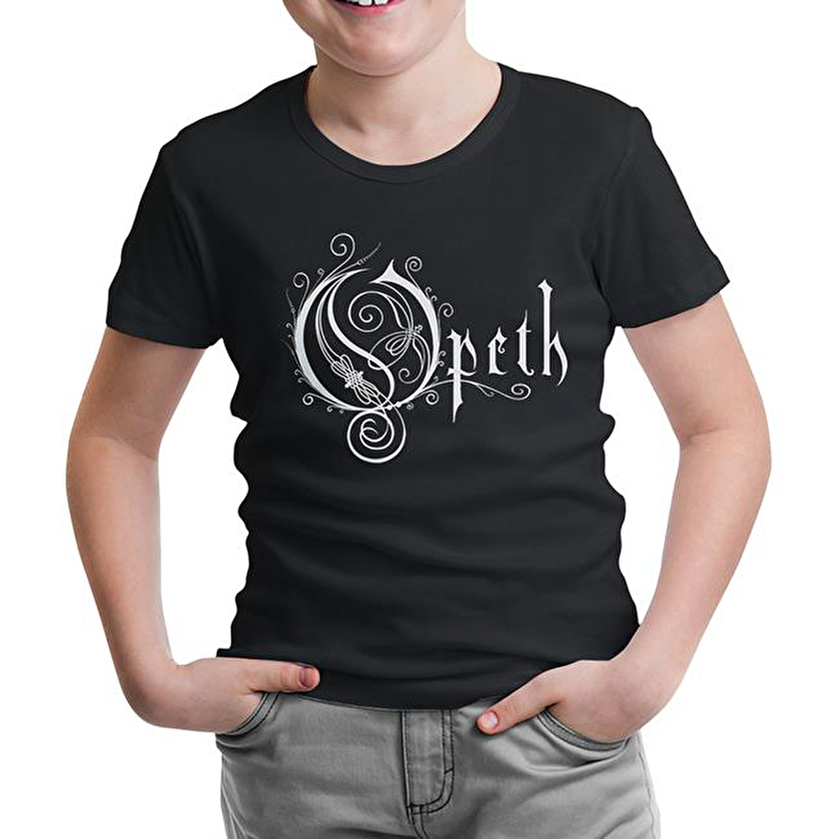 Opeth Logo Siyah Çocuk Tshirt