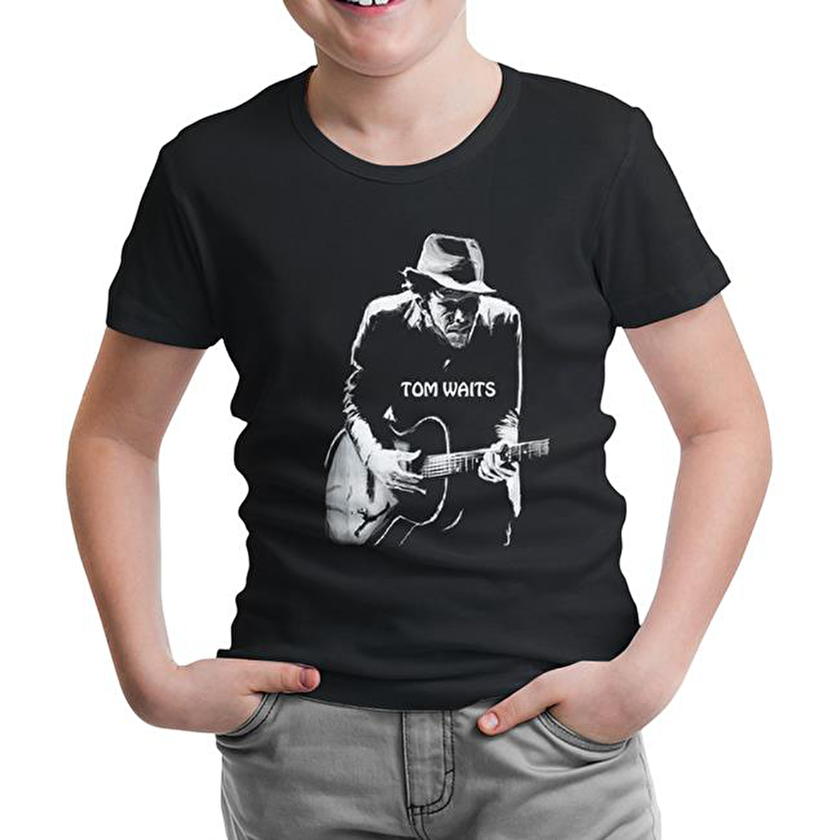 Tom Waits Siyah Çocuk Tshirt