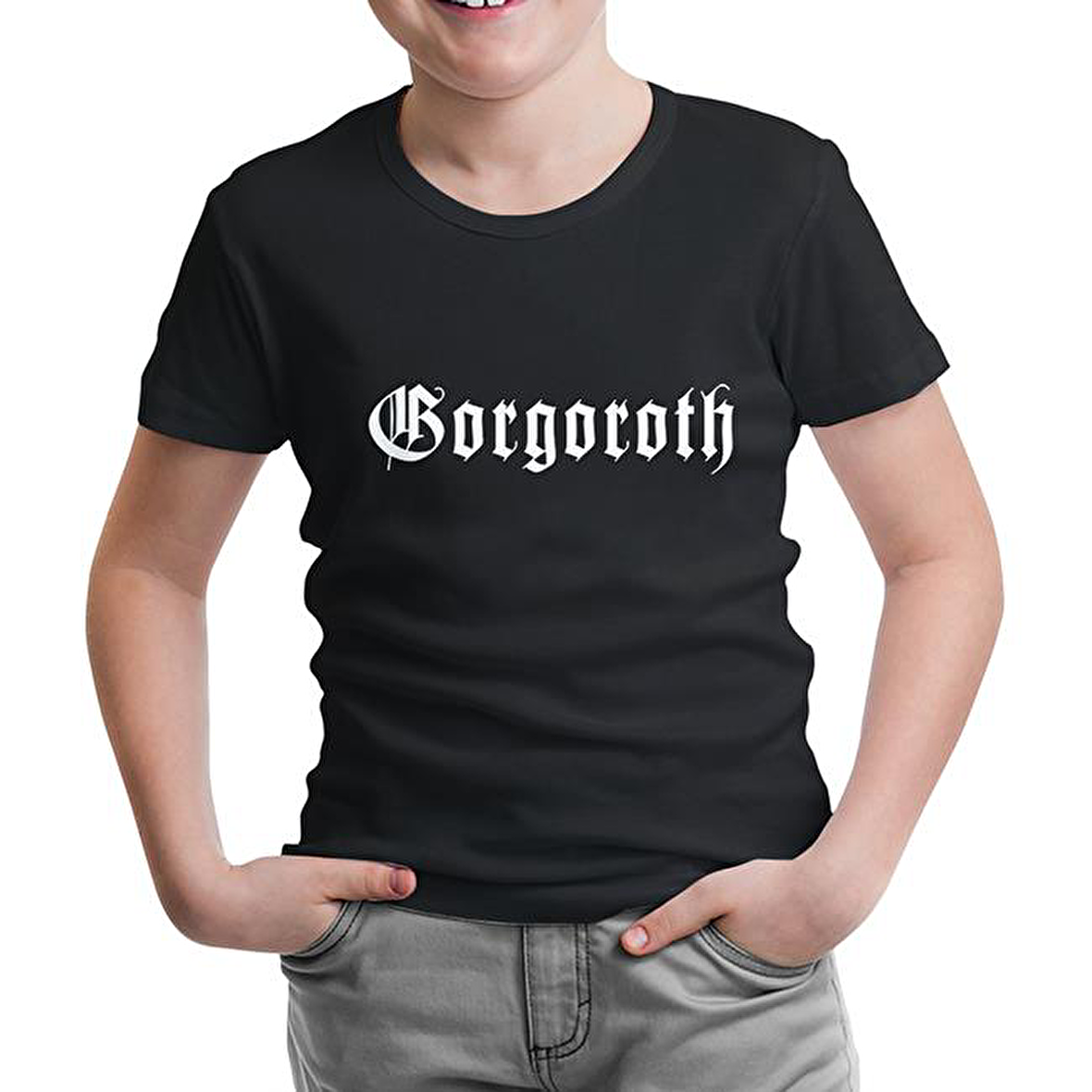 Gorgoroth - Logo Siyah Çocuk Tshirt