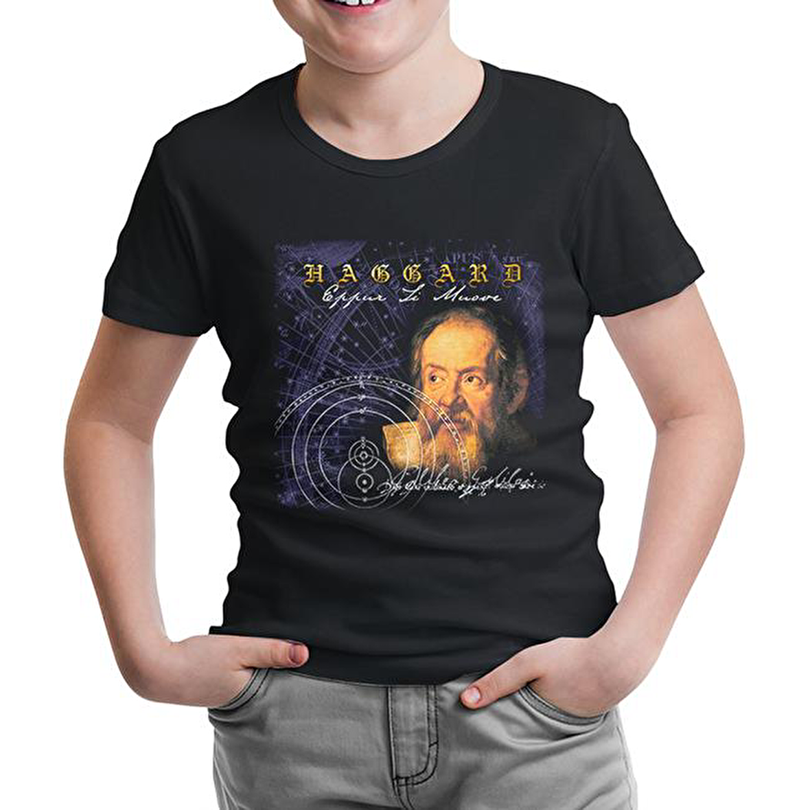 Haggard - Eppur Si Muove Siyah Çocuk Tshirt