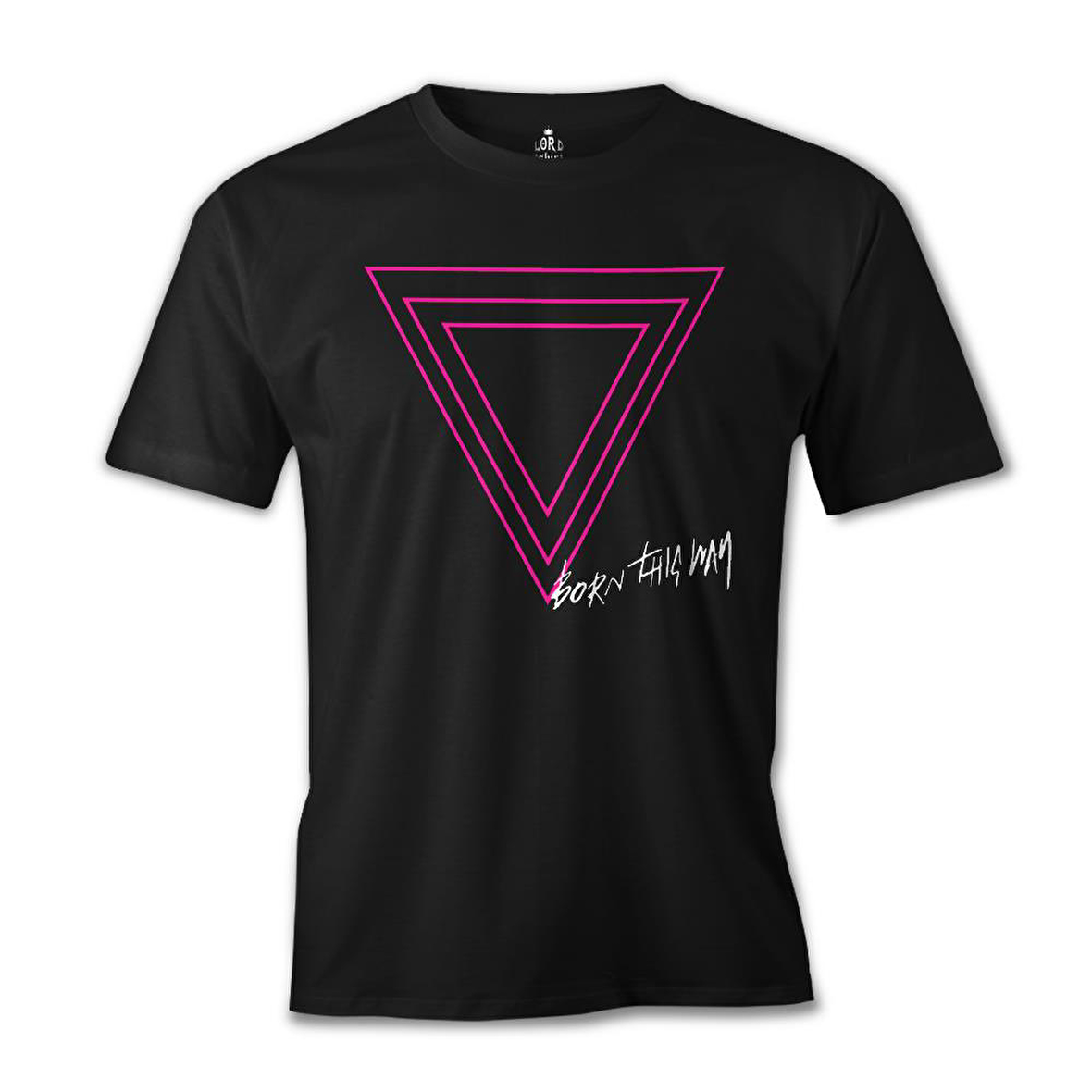 Lady Gaga - Born this Way Logo Siyah Erkek Tshirt