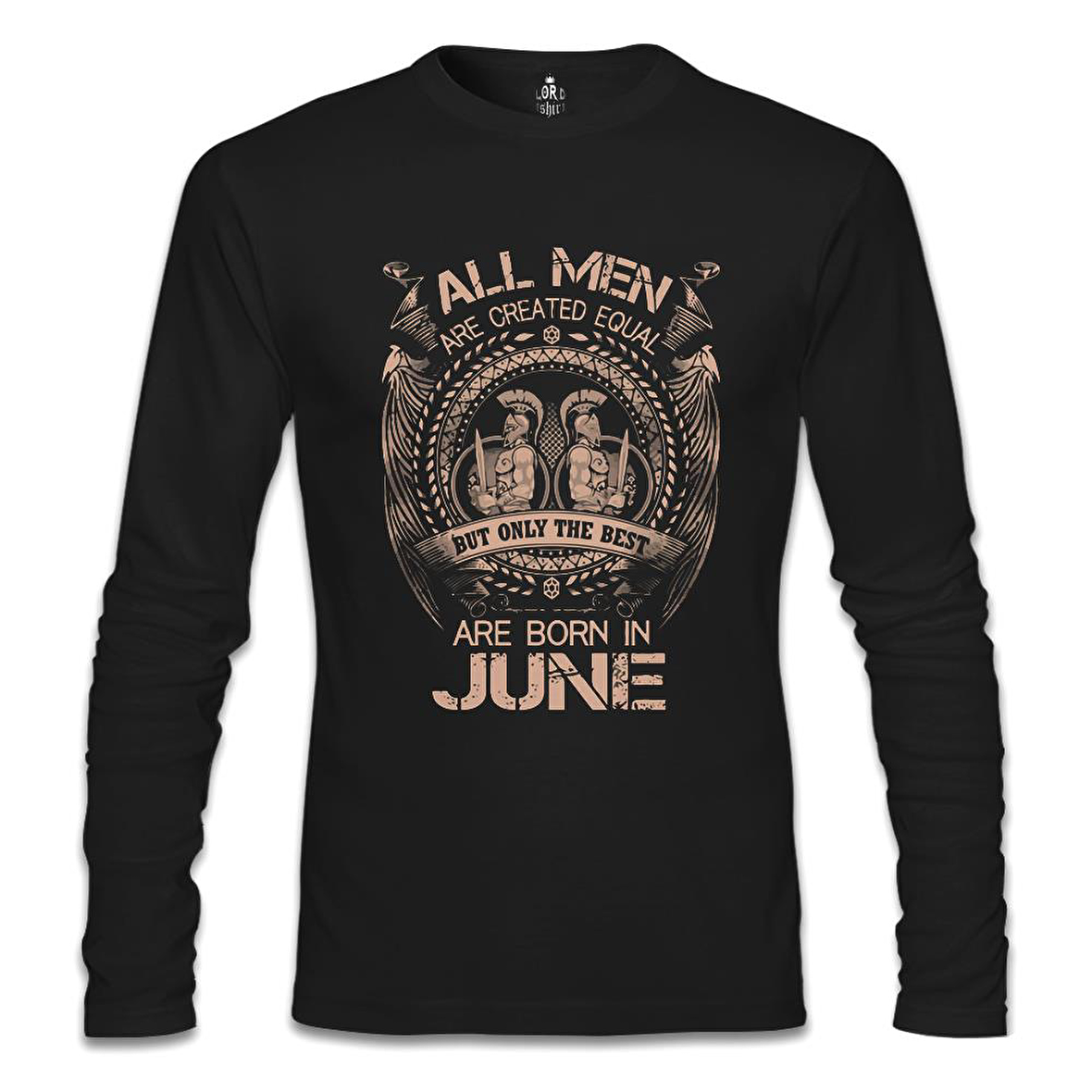 Burç İkizler - Born in June Siyah Erkek Sweatshirt