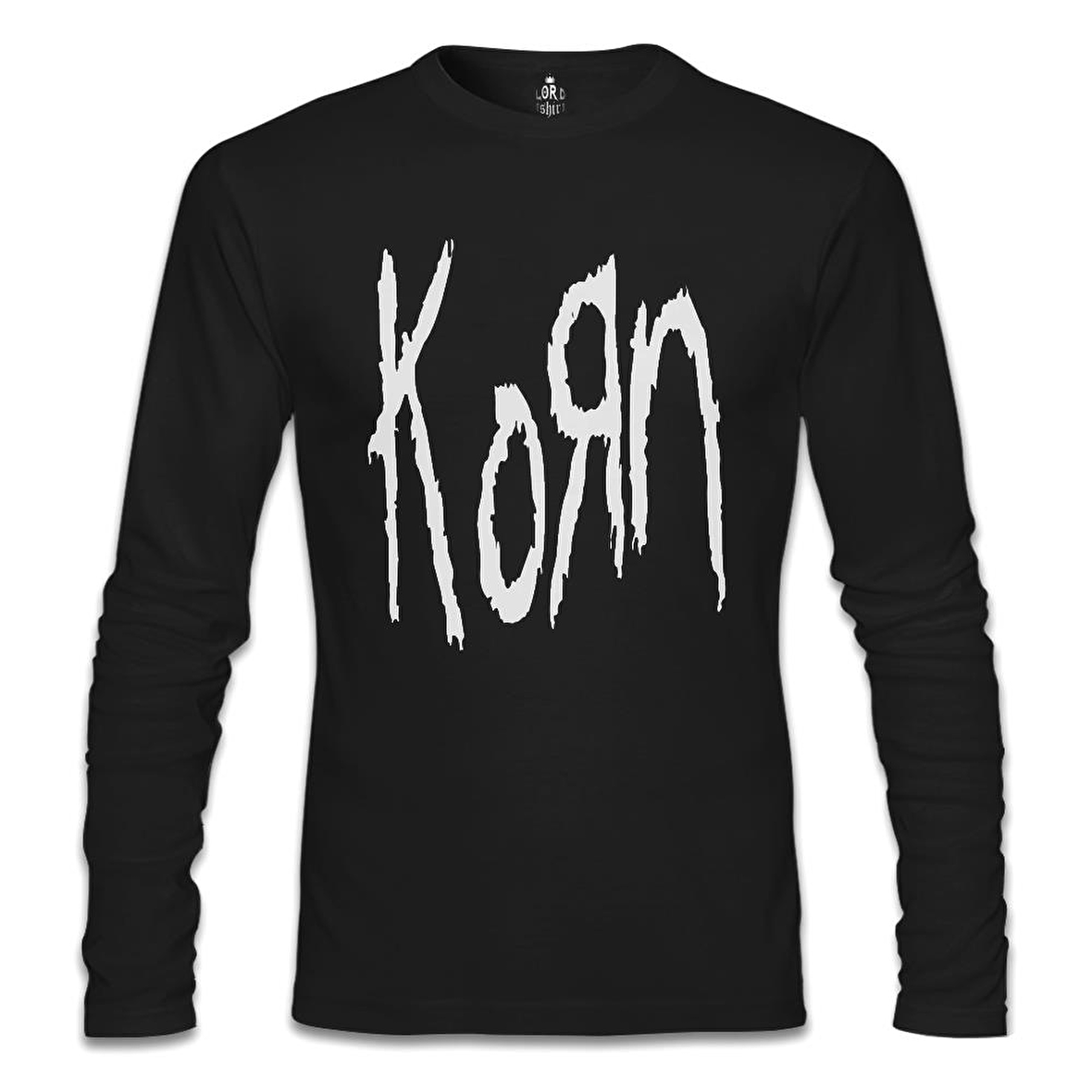 Korn - Logo Siyah Erkek Sweatshirt