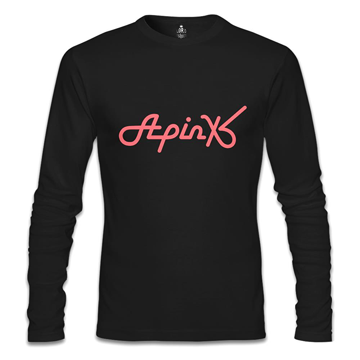 Apink - Logo Siyah Erkek Sweatshirt