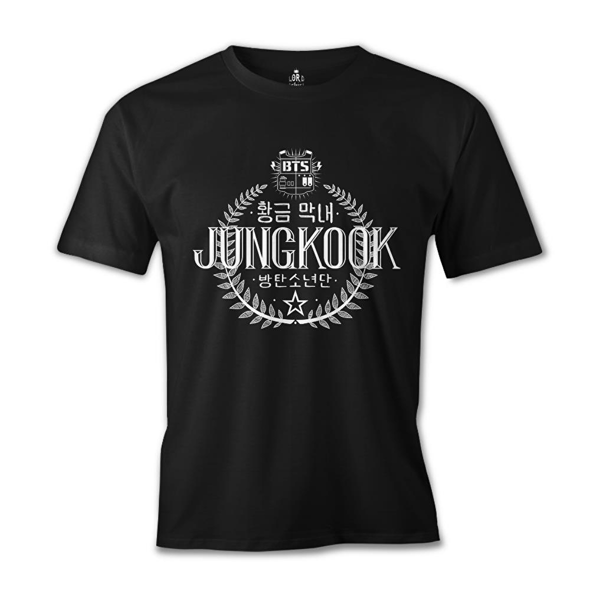 BTS -  Jungkook Siyah Erkek Tshirt