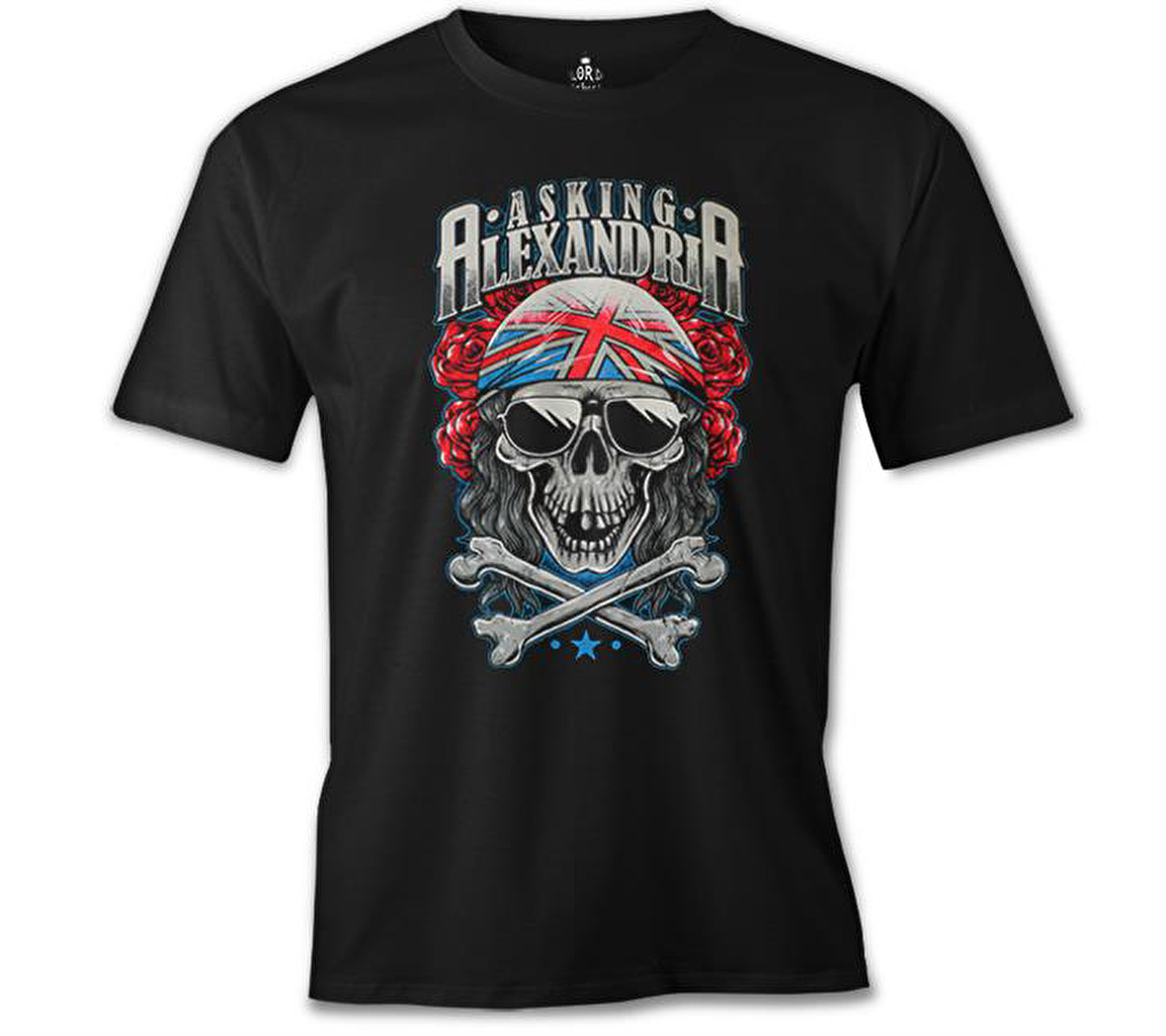 Asking Alexandria - Skull Siyah Erkek Tshirt