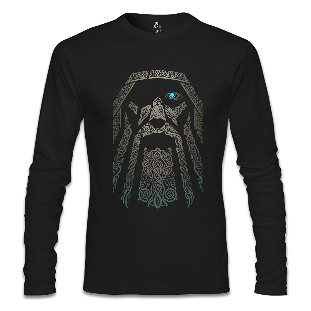 Vikings - Odin Siyah Erkek Sweatshirt