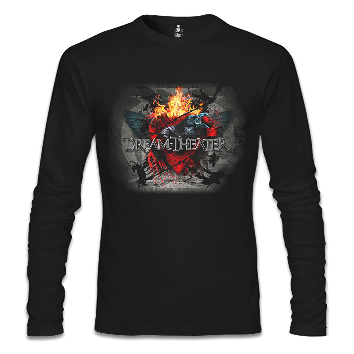 Dream Theater - Fire Wings Siyah Erkek Sweatshirt
