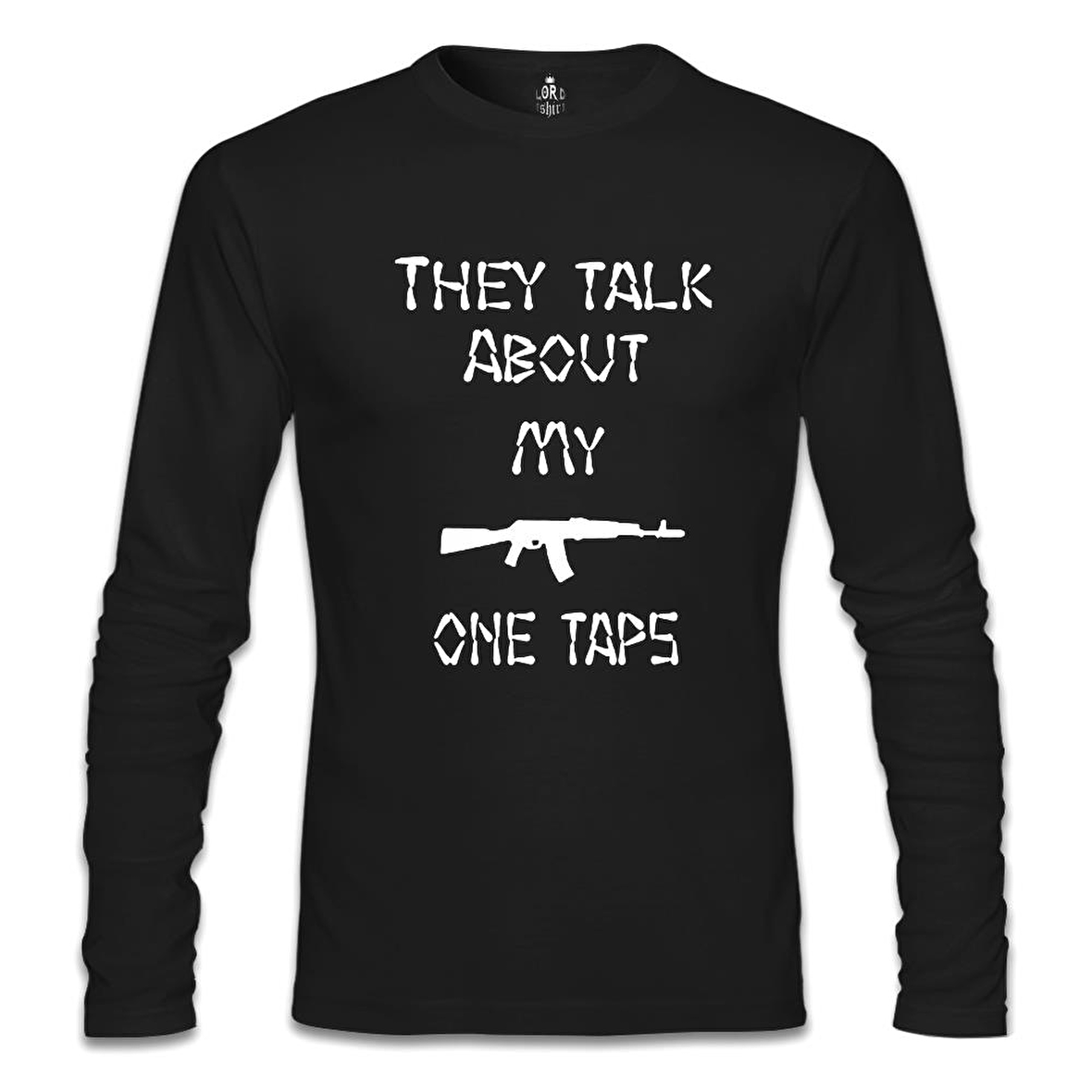Counter Strike - My One Taps Siyah Erkek Sweatshirt