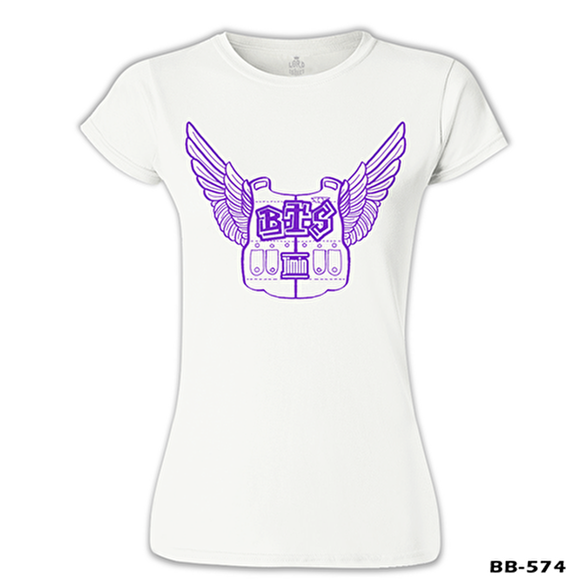 BTS - Jimin Wings Beyaz Kadın Tshirt