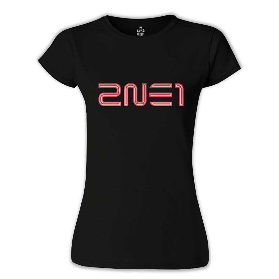 2NE1 - Logo Siyah Bayan Tshirt