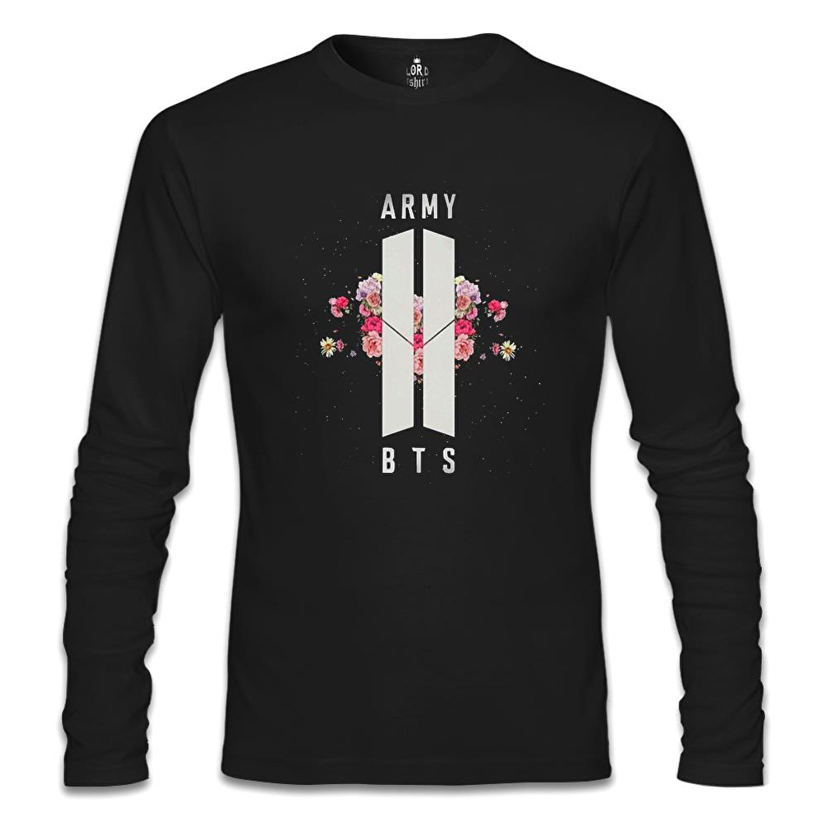 BTS - Logo Hit Siyah Erkek Sweatshirt