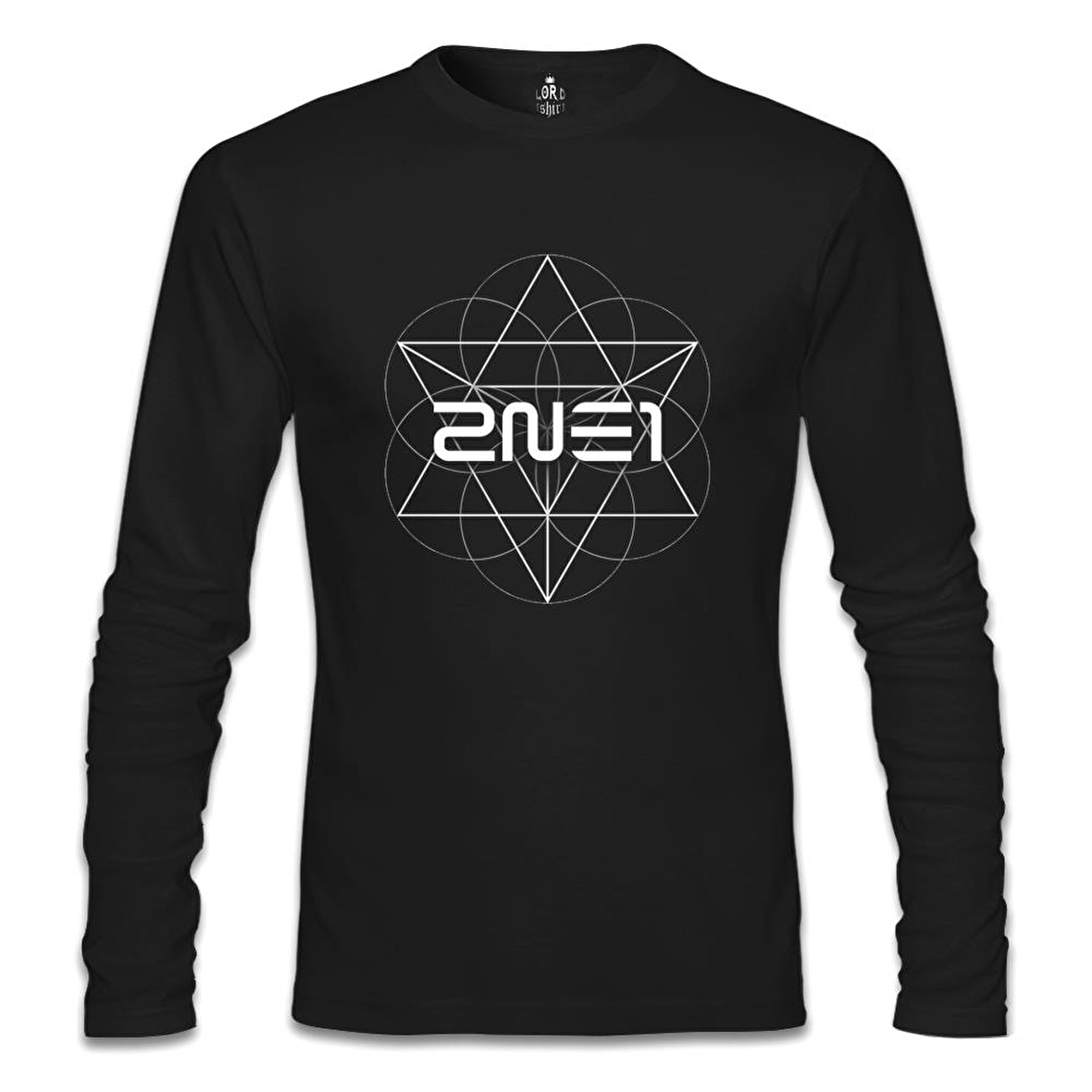2NE1 - Crush Siyah Erkek Sweatshirt