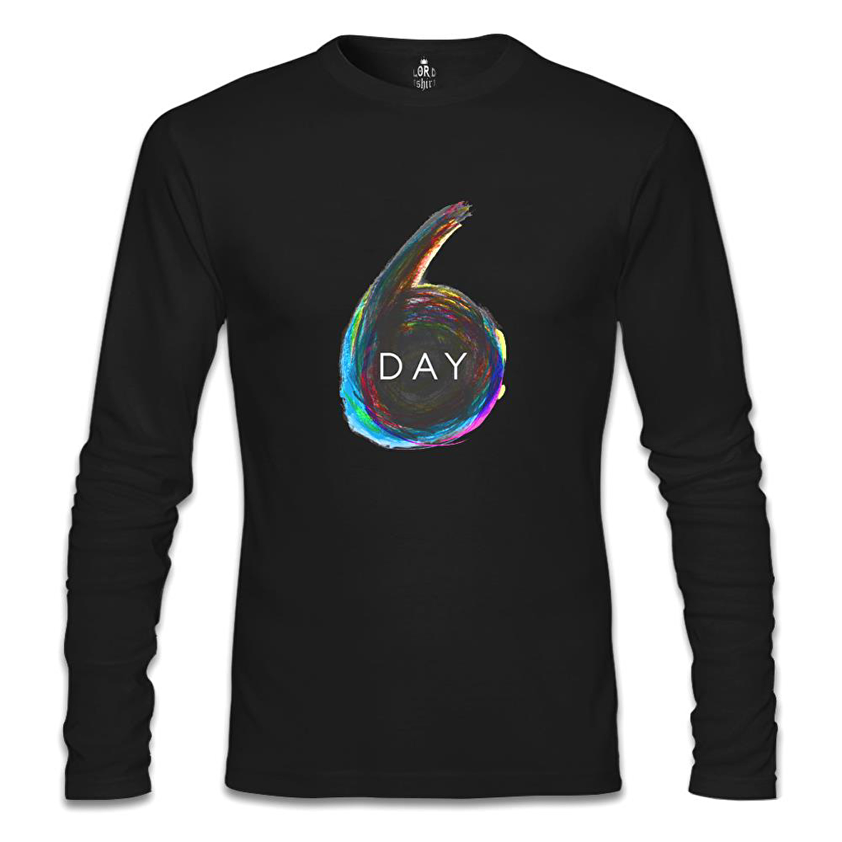 Day6 - Logo Siyah Erkek Sweatshirt