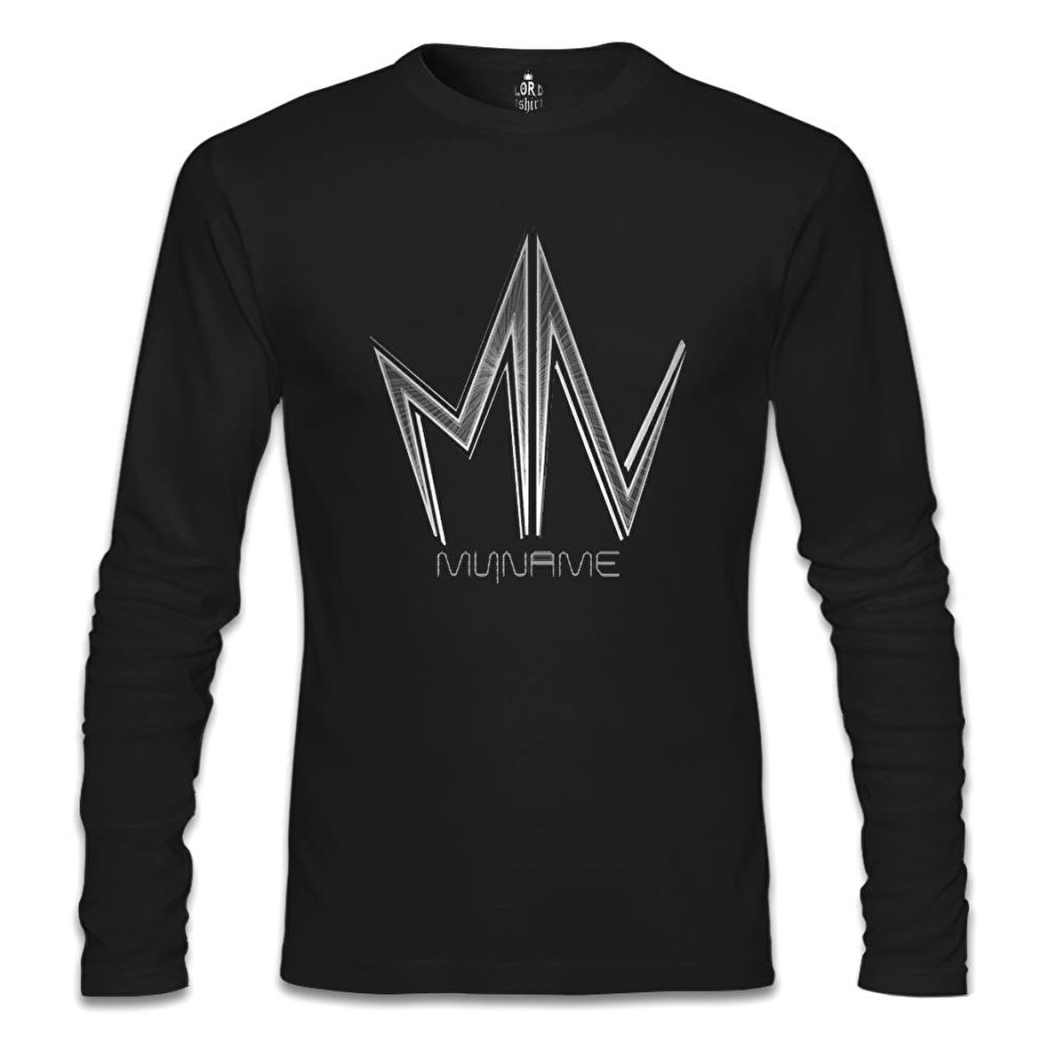 MyName - Logo Siyah Erkek Sweatshirt