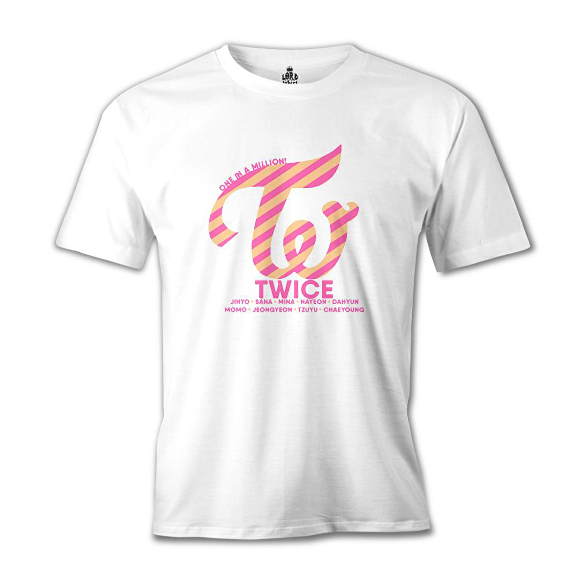 Twice - Logo Beyaz Erkek Tshirt