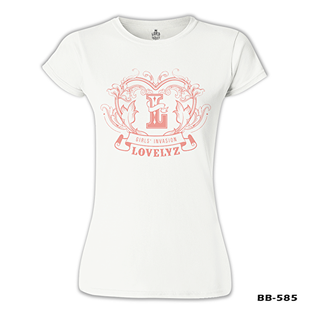 Lovelyz - Invasion Beyaz Bayan Tshirt